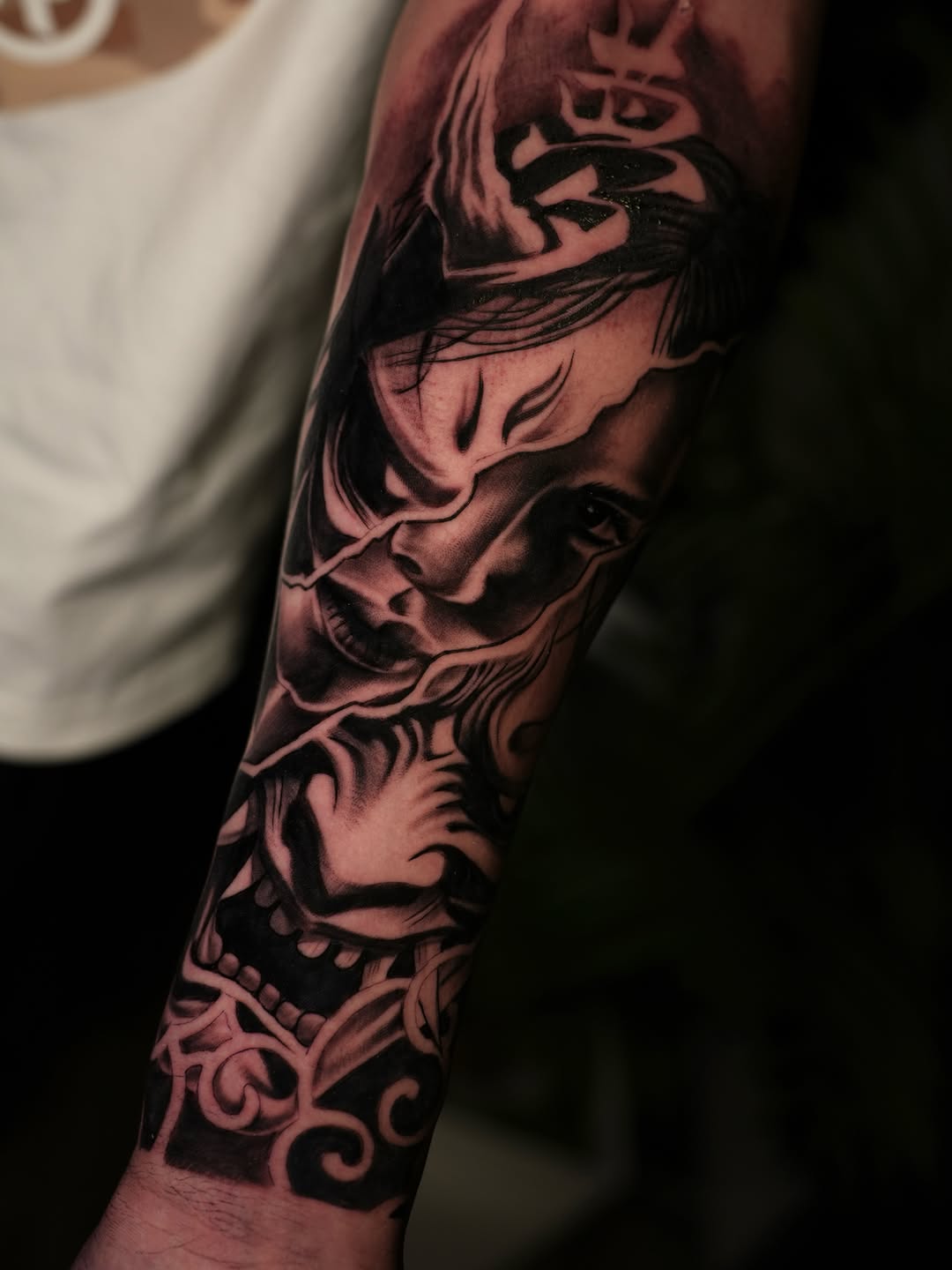 Tattoo by @kiddo_tats — realism, black_and_grey