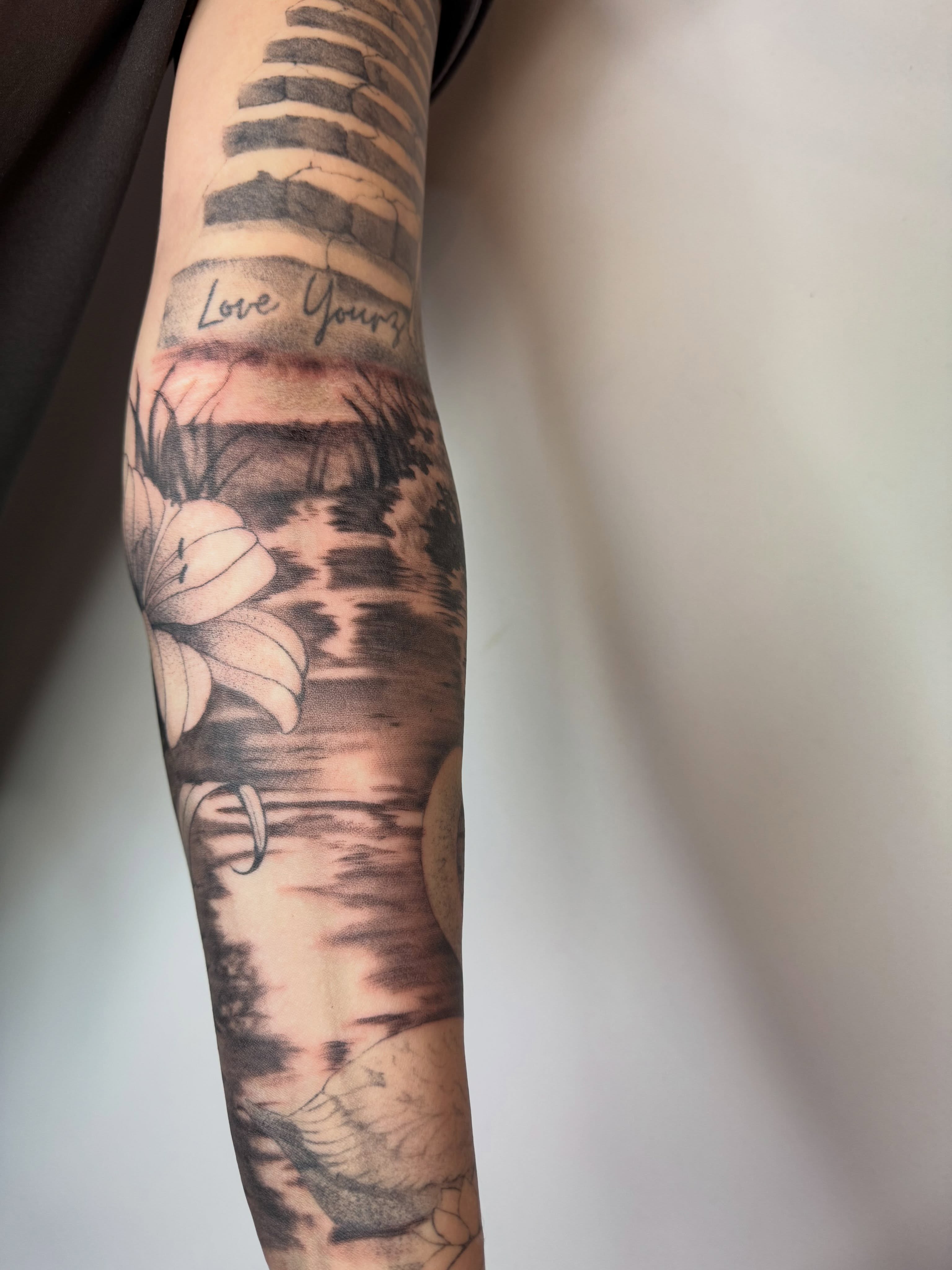 Tattoo by @yani.inkz — realism, black_and_grey