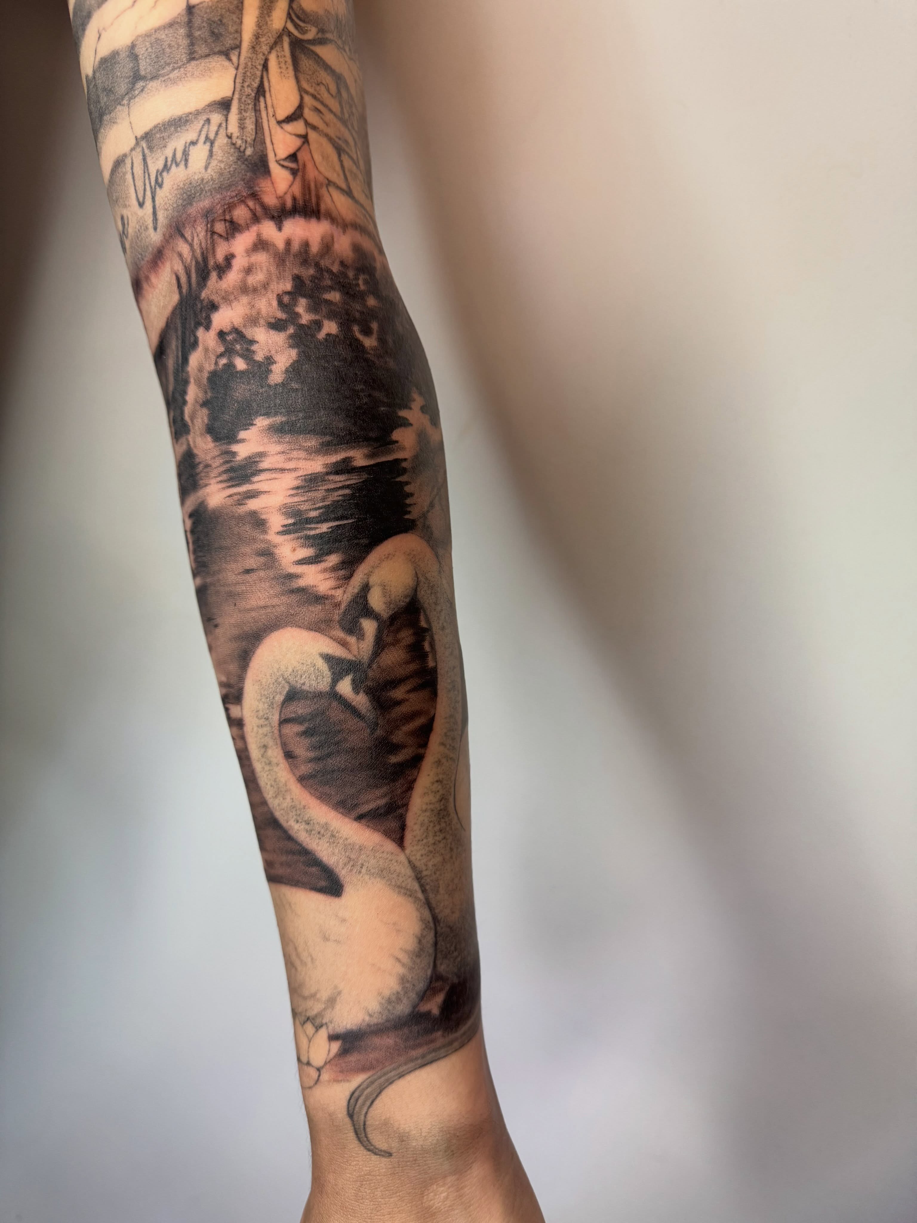 Tattoo by @yani.inkz — realism, black_and_grey