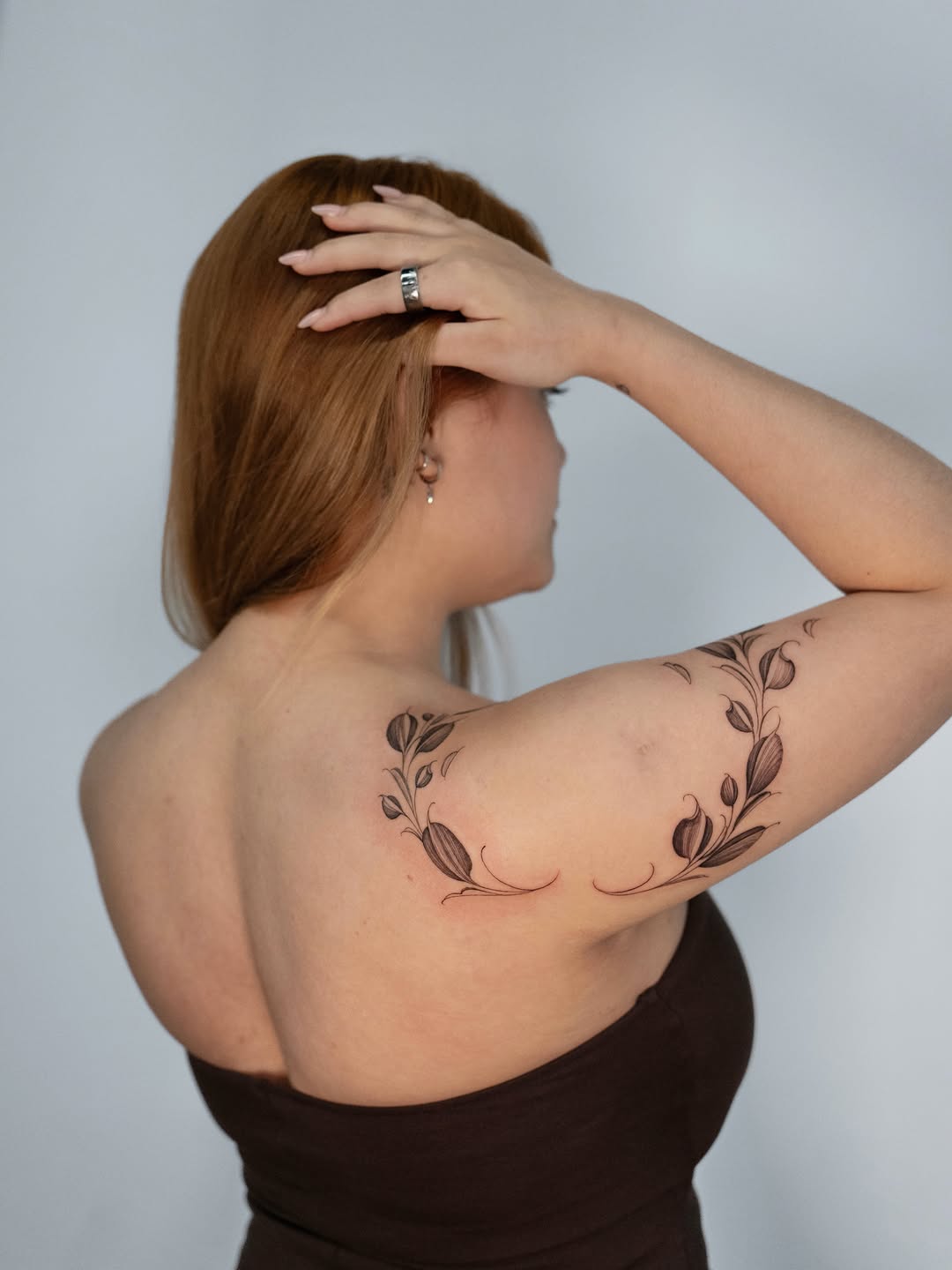 Tattoo by @moni.tattoos β fine_line, black_and_grey