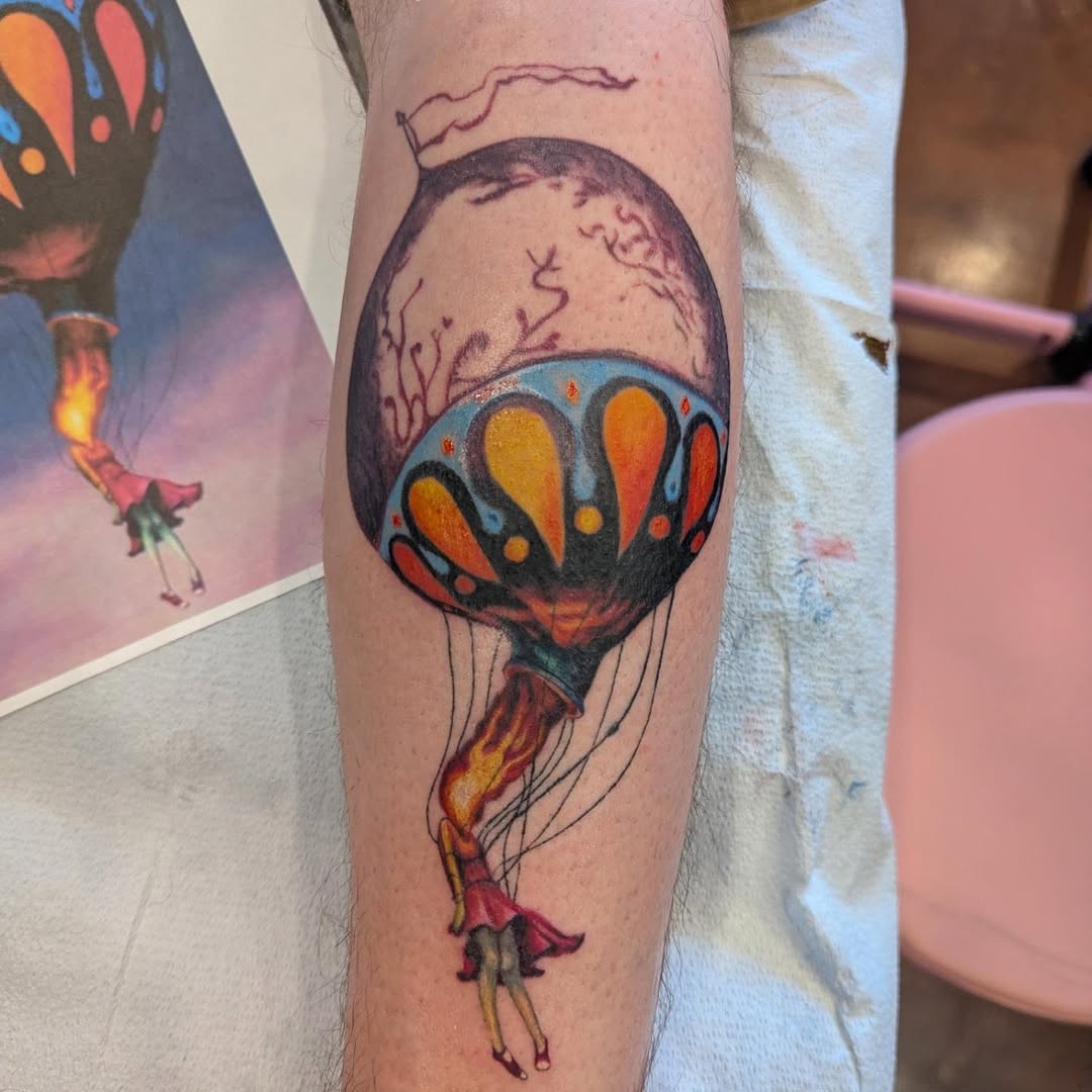American traditional tattoo on the forearm by Raven FM-Tattoo Apprentice