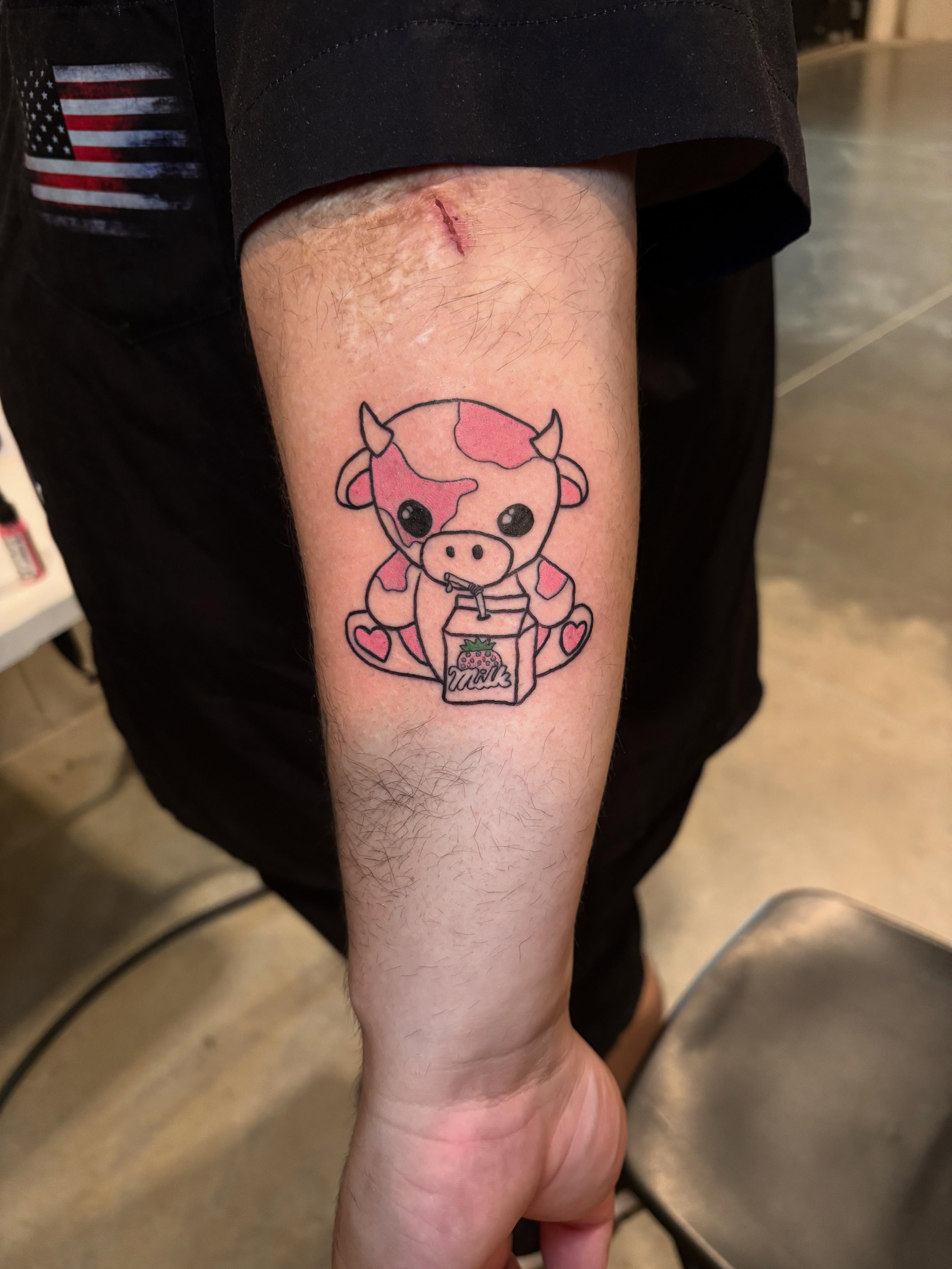 Tattoo by @lukeybtattoo — new_school, illustrative