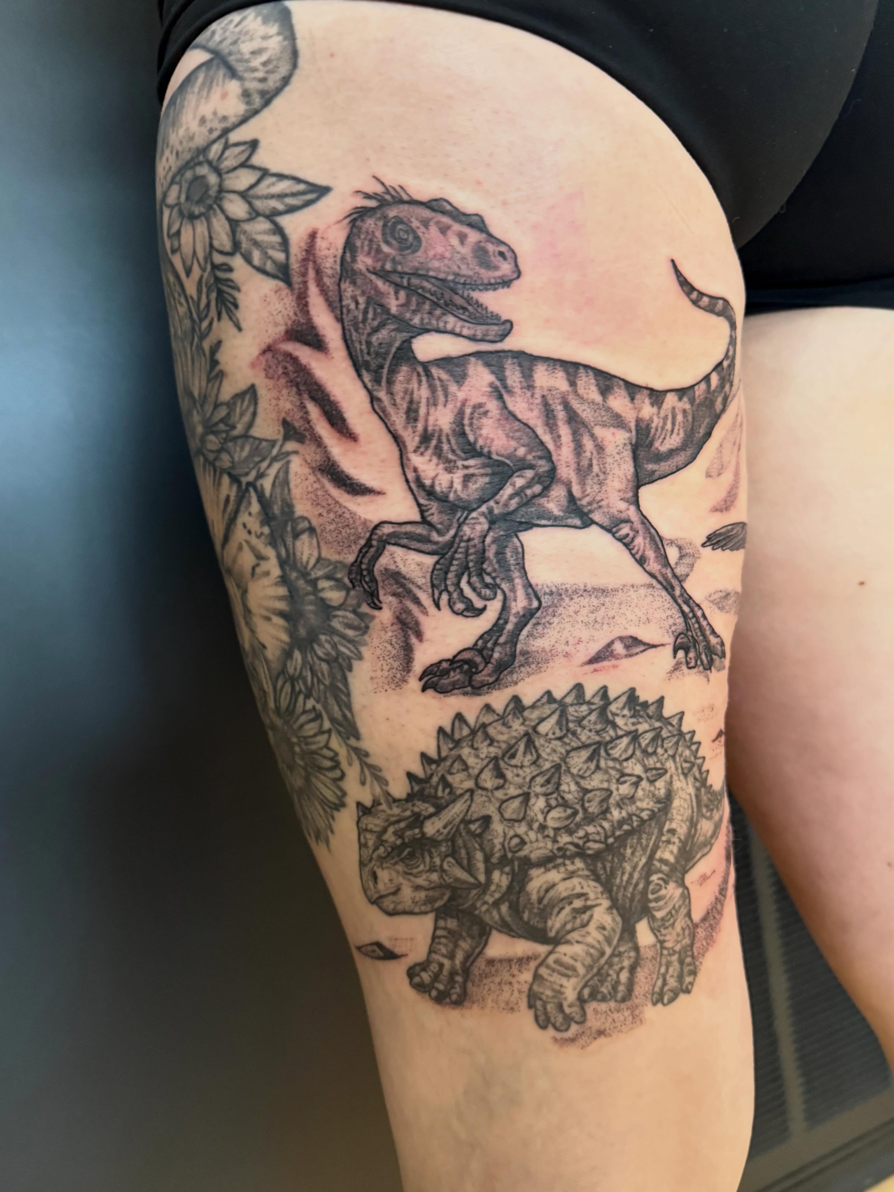 Tattoo by @tylerboltink — dotwork, realism
