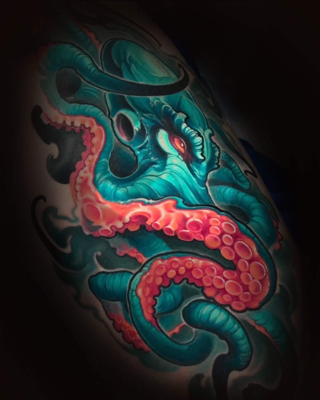 Tattoo by @andechambers — american_traditional, dotwork