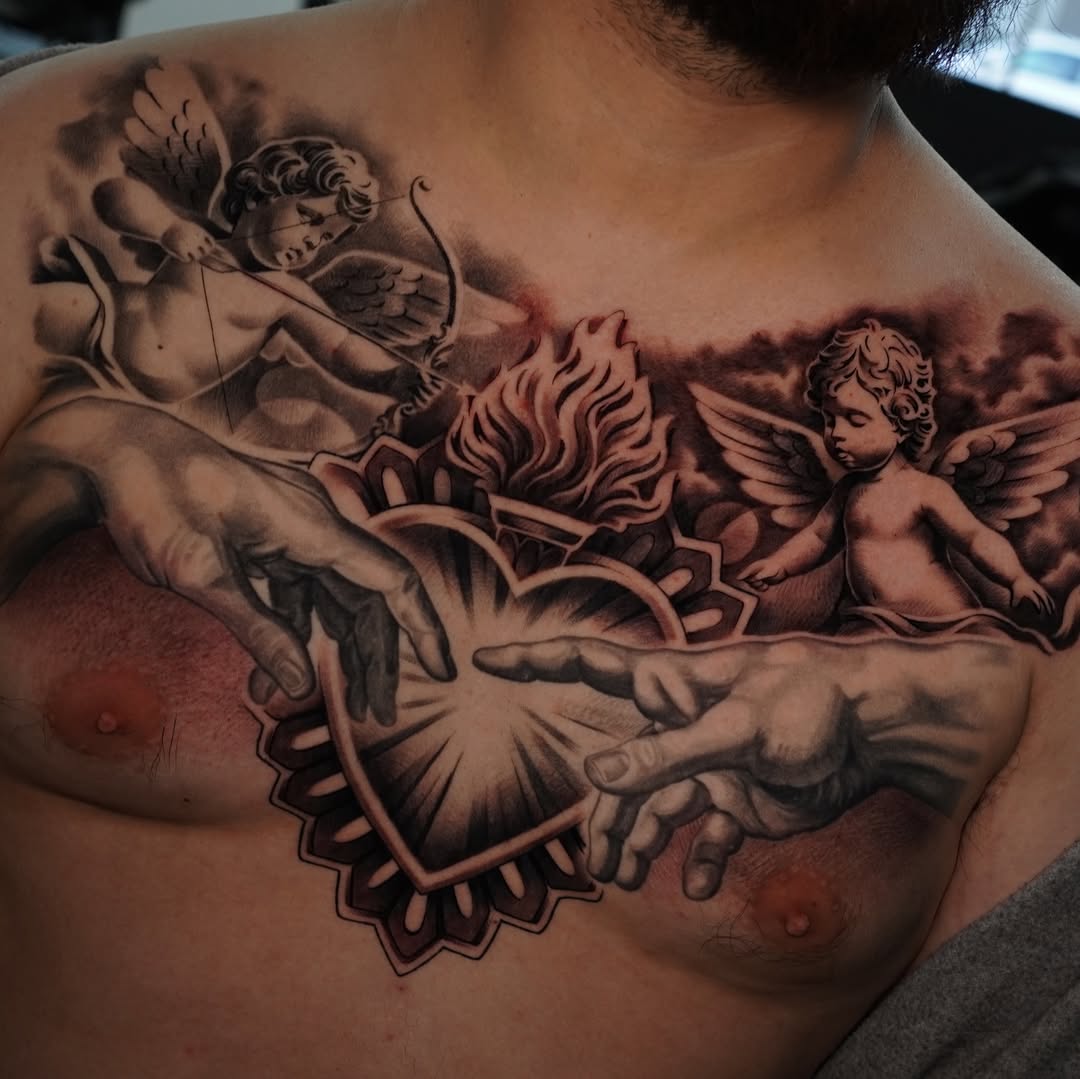 Tattoo by @jessem_tattoos — realism, black_and_grey