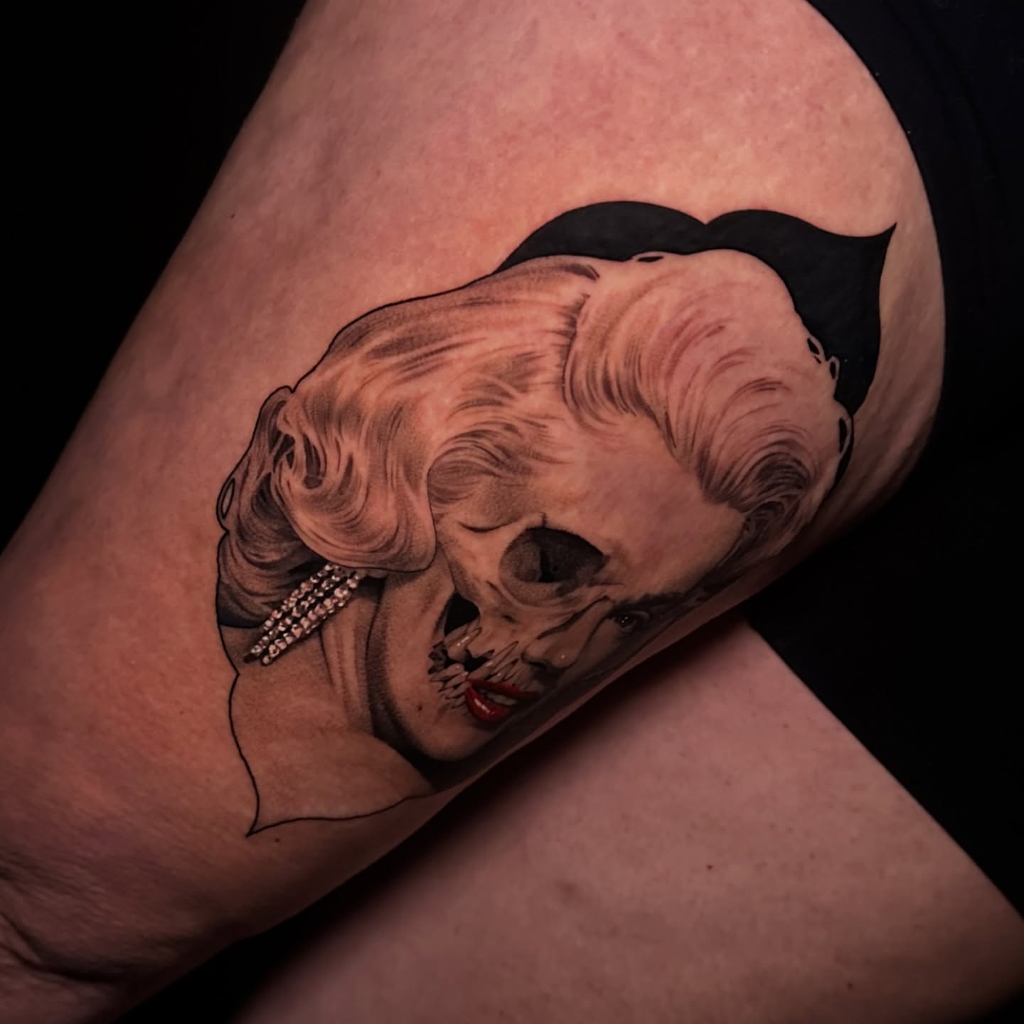 Tattoo by @tattoosandtealeaves — realism, dark_realism