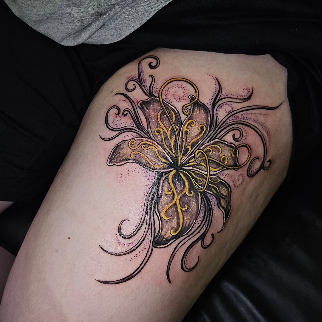 Tattoo by @scoobyboo_tattoo — fine_line, ornamental