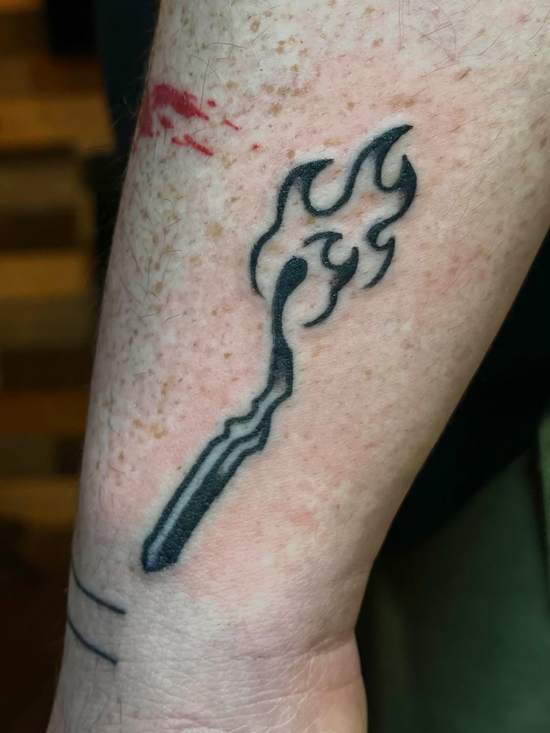 Tattoo by @hannah_ruddell — blackwork