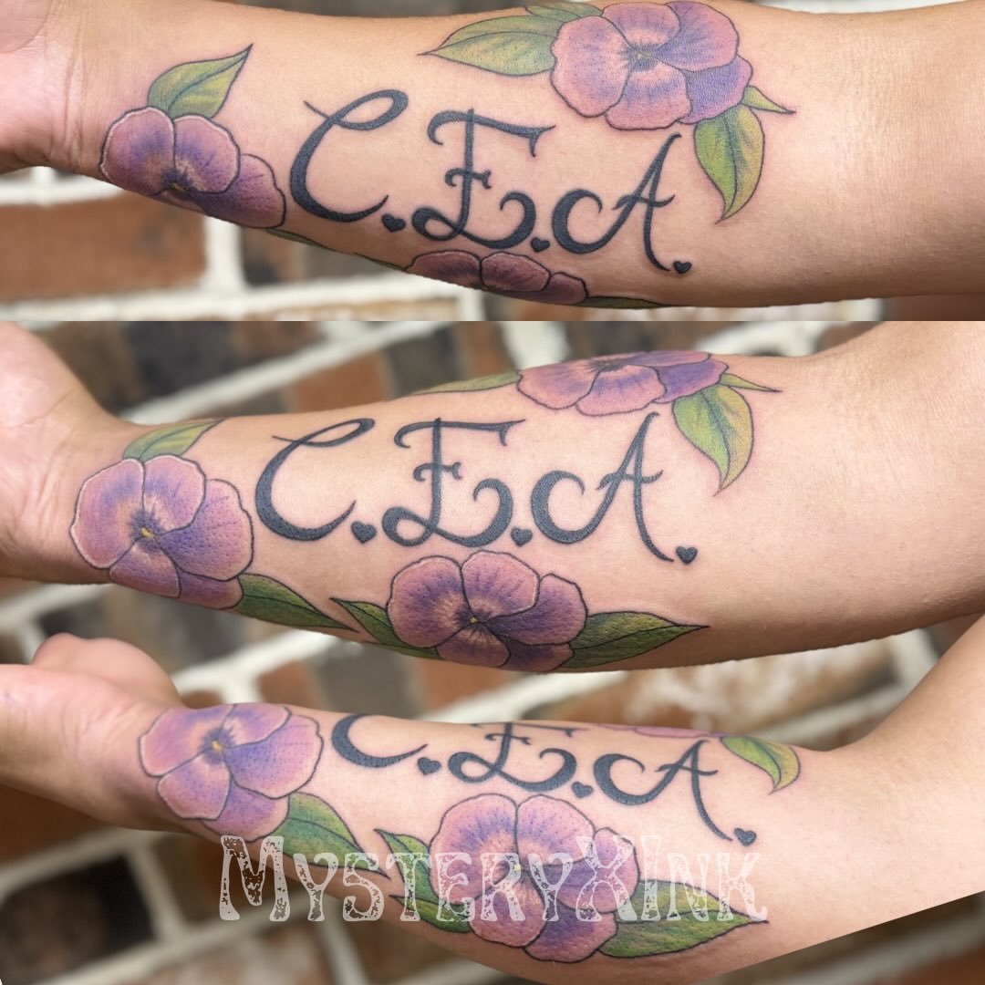 Tattoo by @mysteryxink — lettering_script