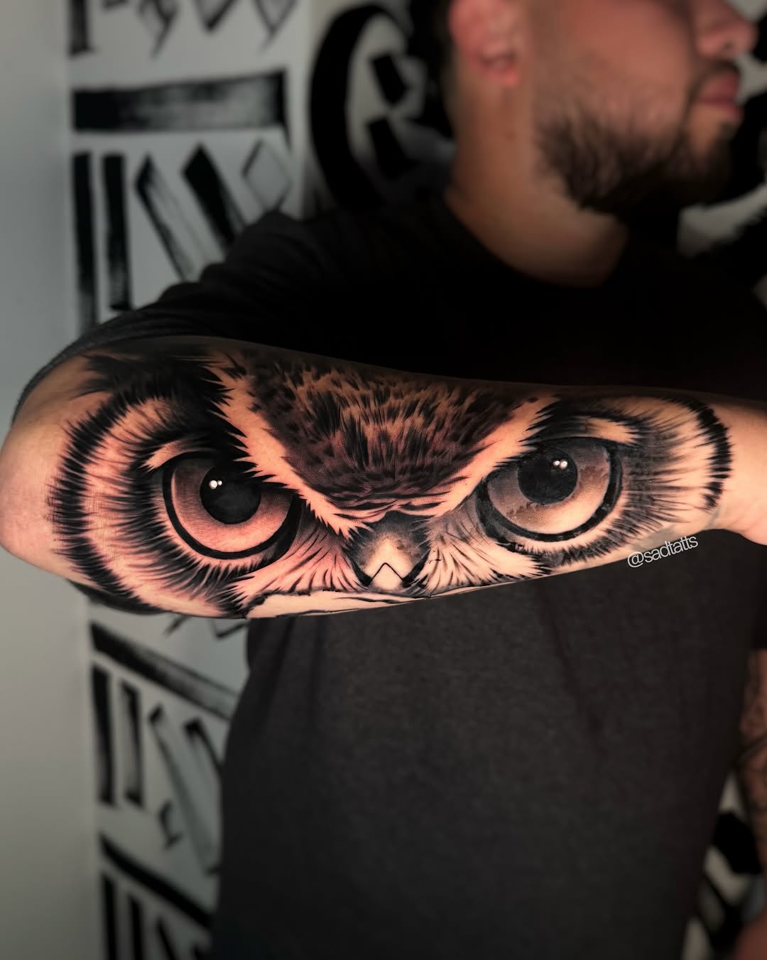 Tattoo by @sadtatts — realism, black_and_grey