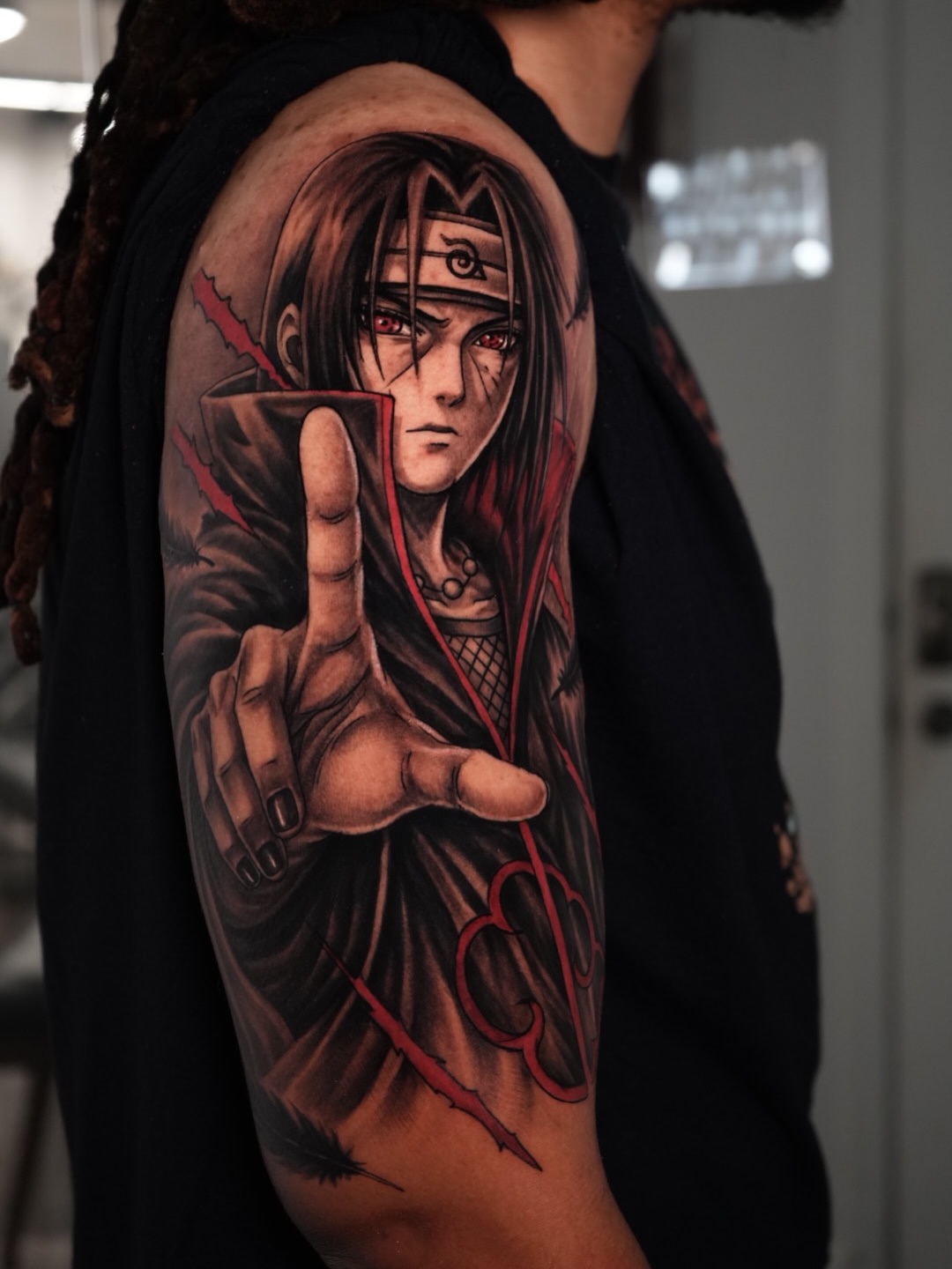Tattoo by @tattsbyethan_ — anime, realism