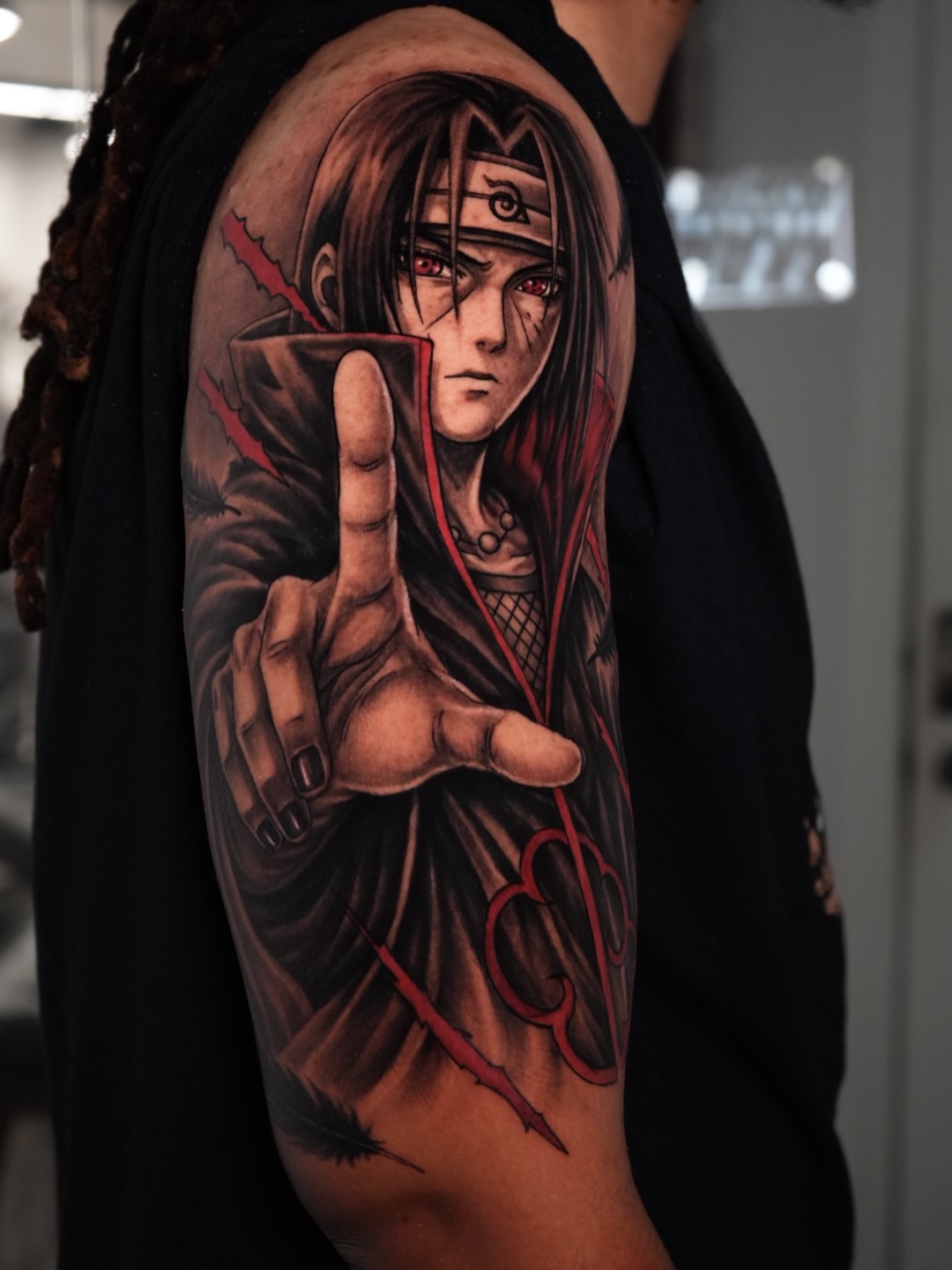 Tattoo by @tattsbyethan_ — anime, realism