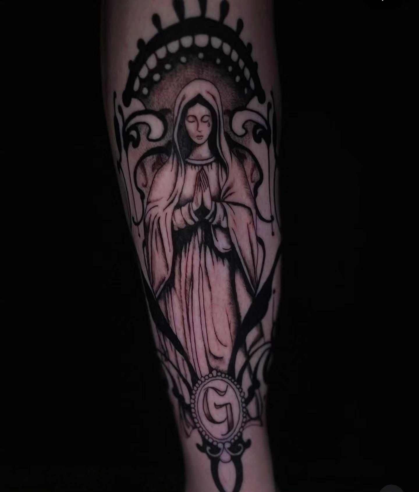 Tattoo by @needle___wielder — black_and_grey