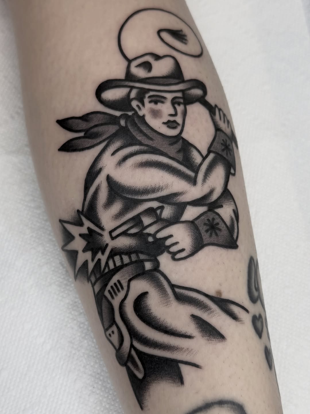 Tattoo by @reid.tattoos — american_traditional, black_and_grey
