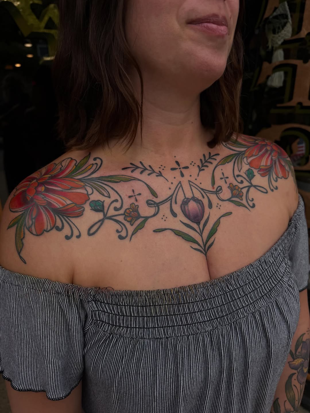 Tattoo by @allisonirvintattoo — neo_traditional, ornamental