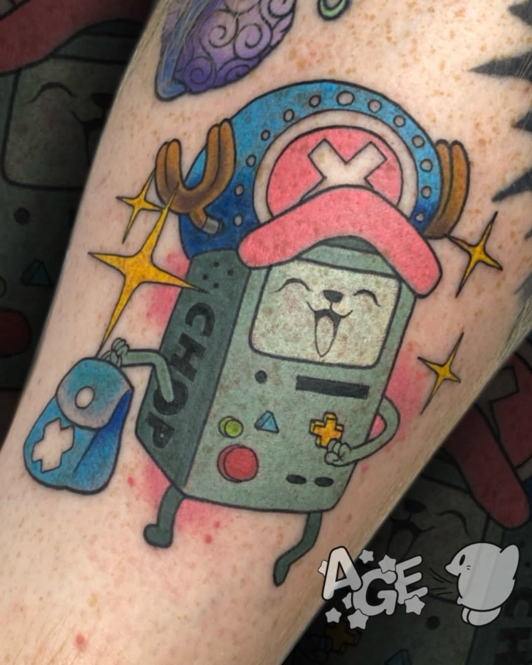 Tattoo by @agedragotattoo β new_school, anime