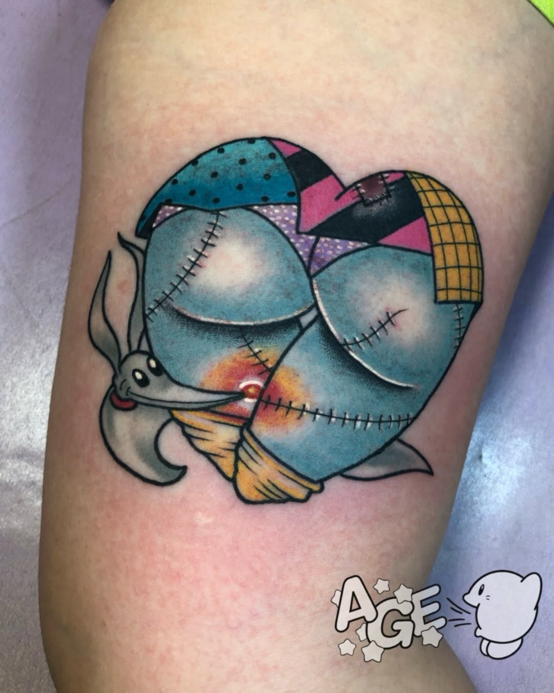 Tattoo by @agedragotattoo β new_school, trash_polka