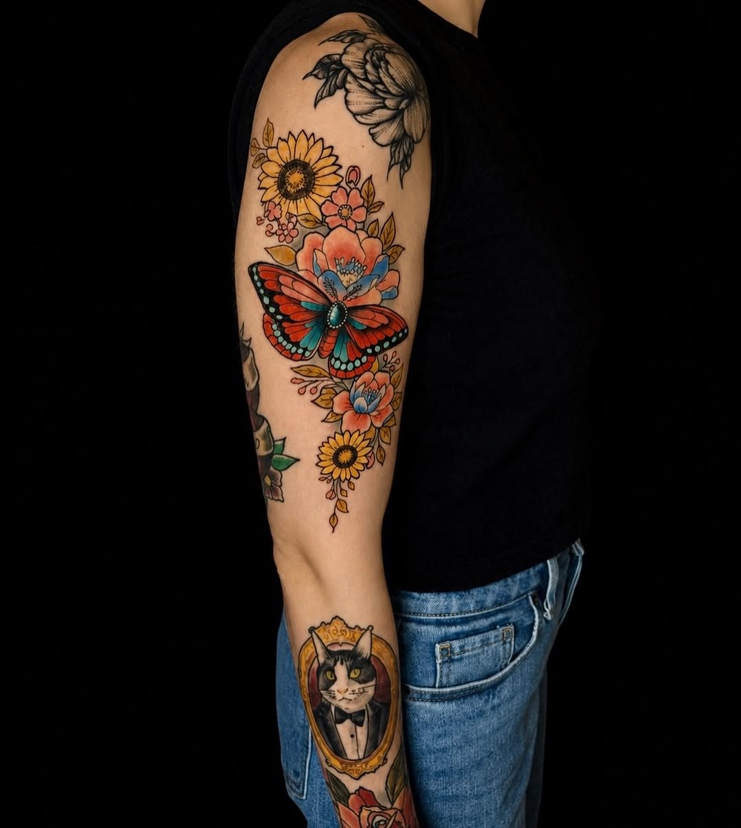 Tattoo by @joshmoontattoos โ neo_traditional, fine_line