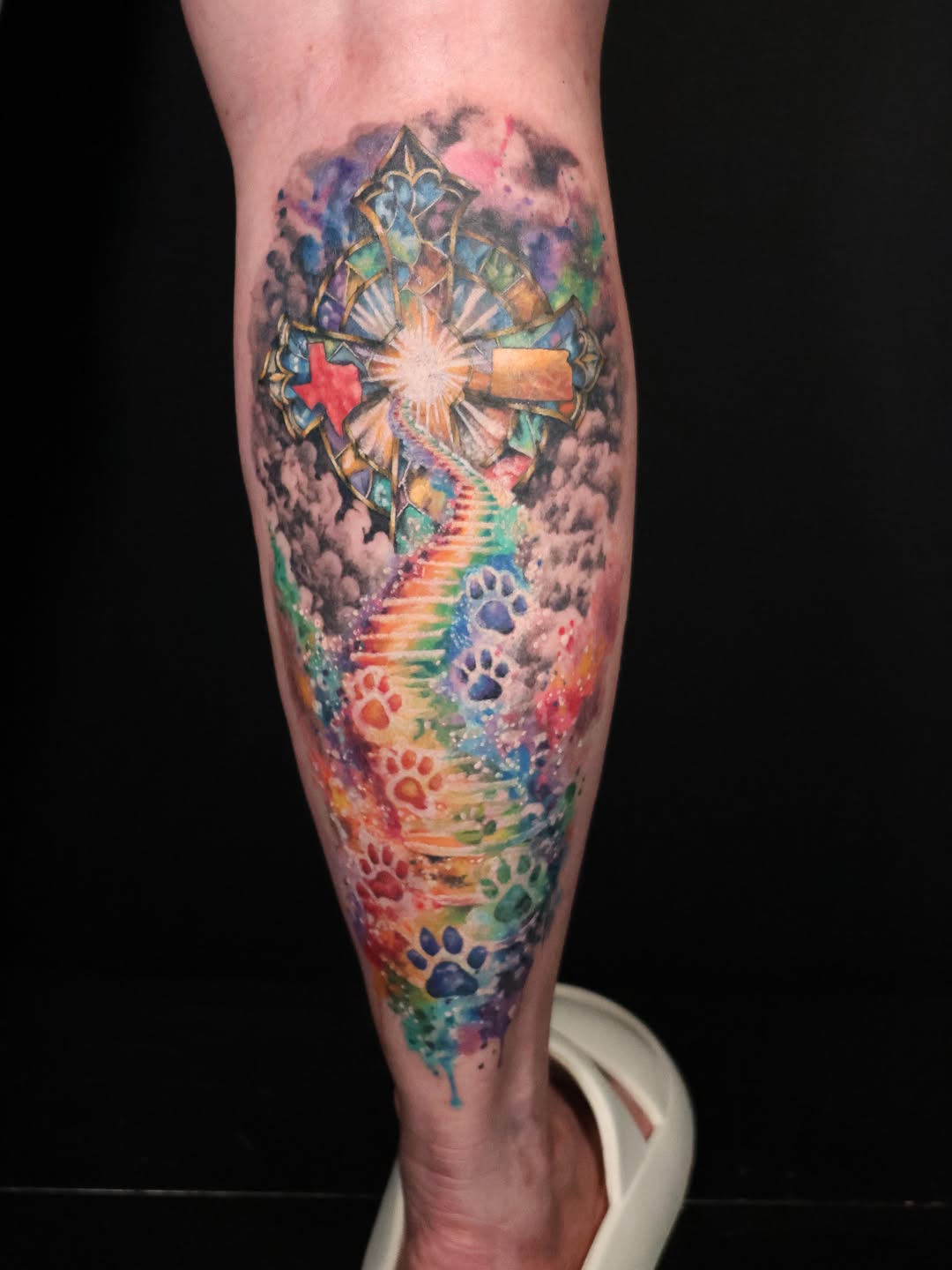 Tattoo by @dragonflytattoostudio — watercolor, realism