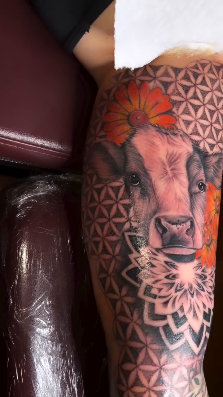 Tattoo by @chrispynotgrilled โ realism, geometric