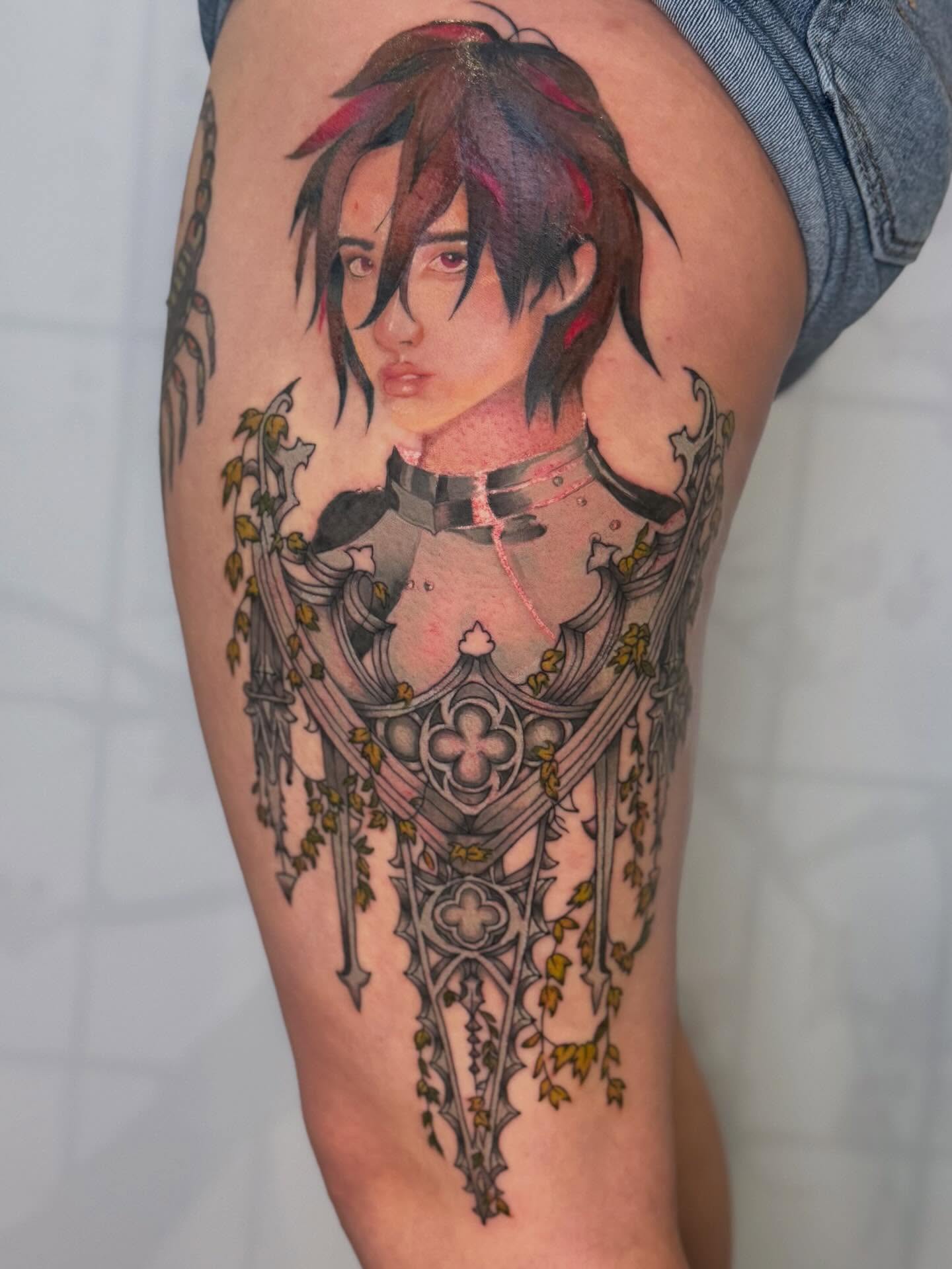 Tattoo by @artem.tattoos — anime, illustrative
