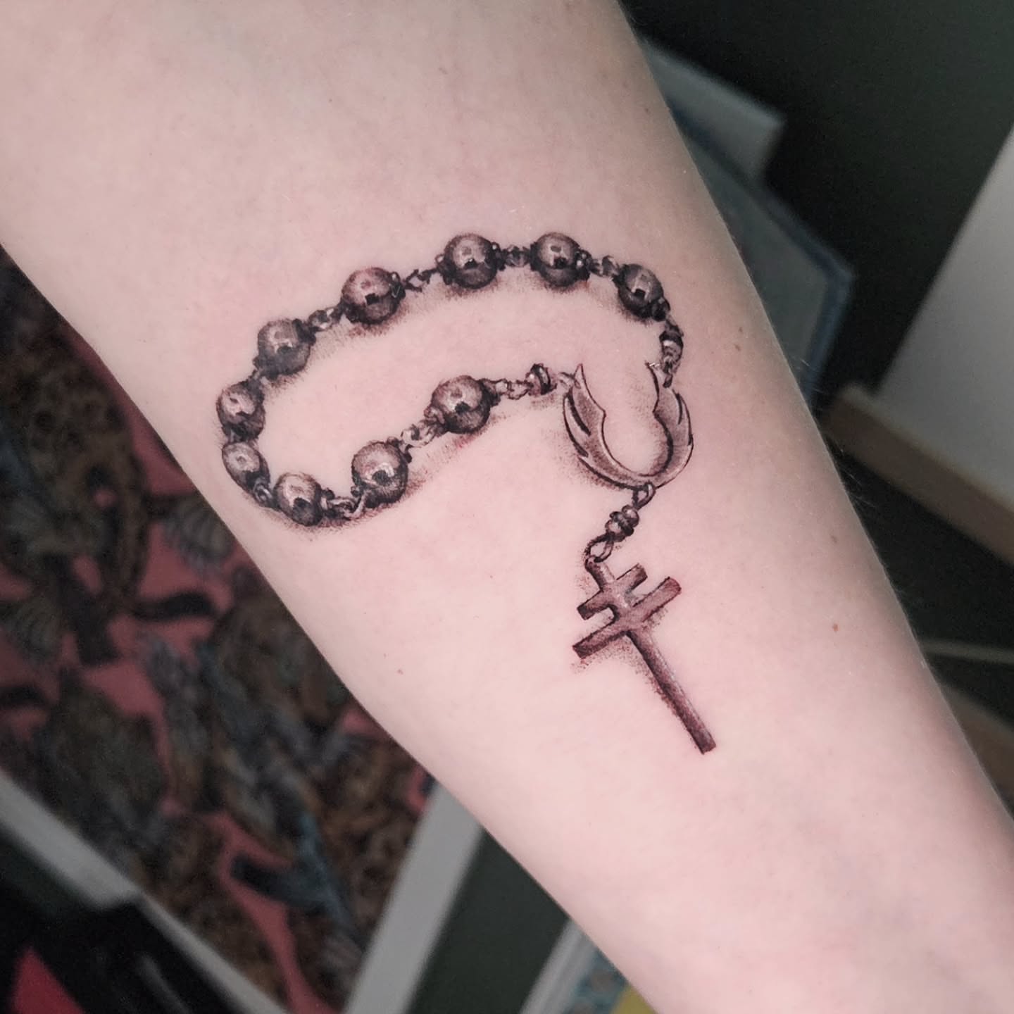 Tattoo by @walt_tattoo_mke — dotwork, realism