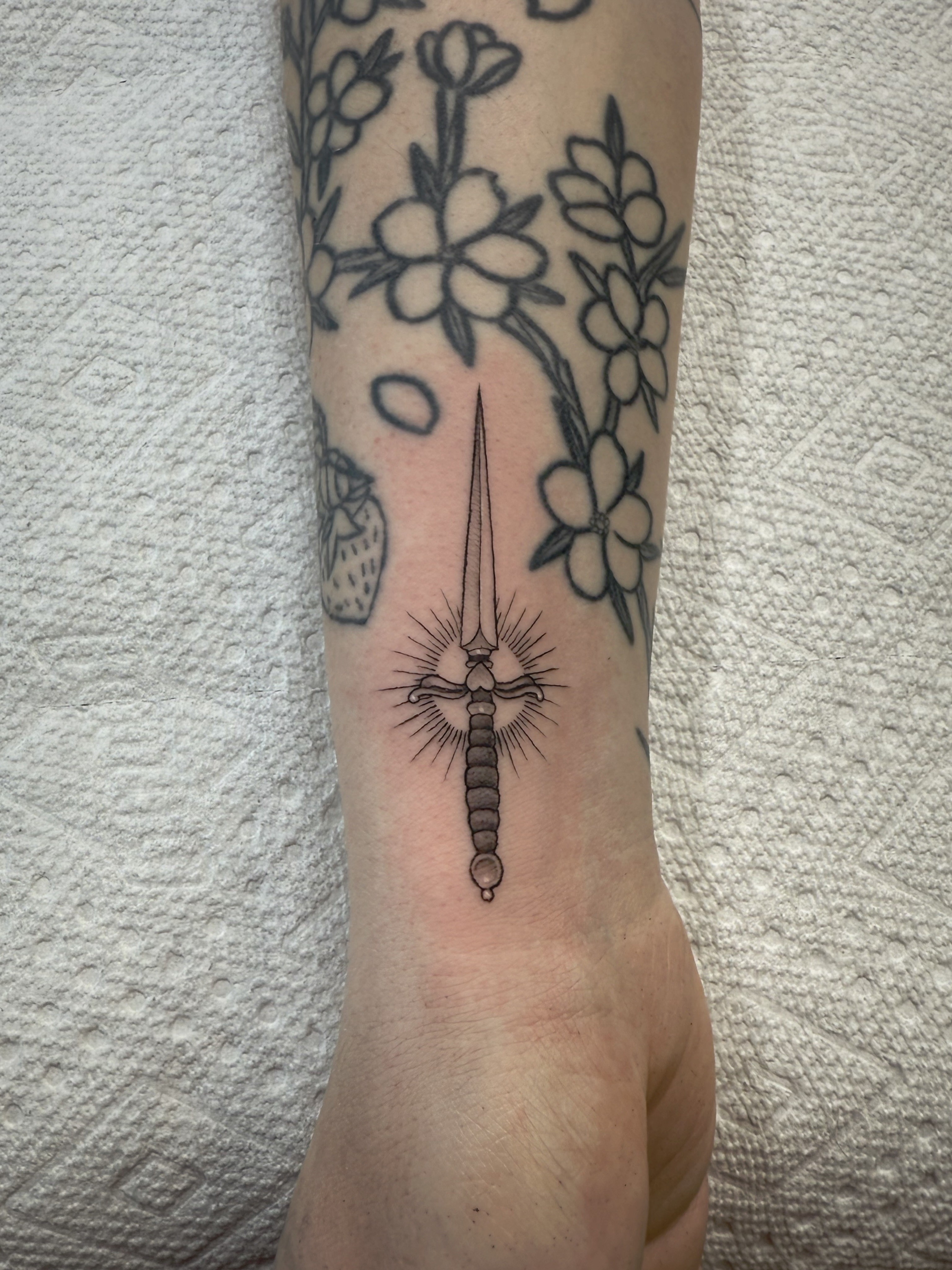 Tattoo by @audreymicheletattoos — black_and_grey