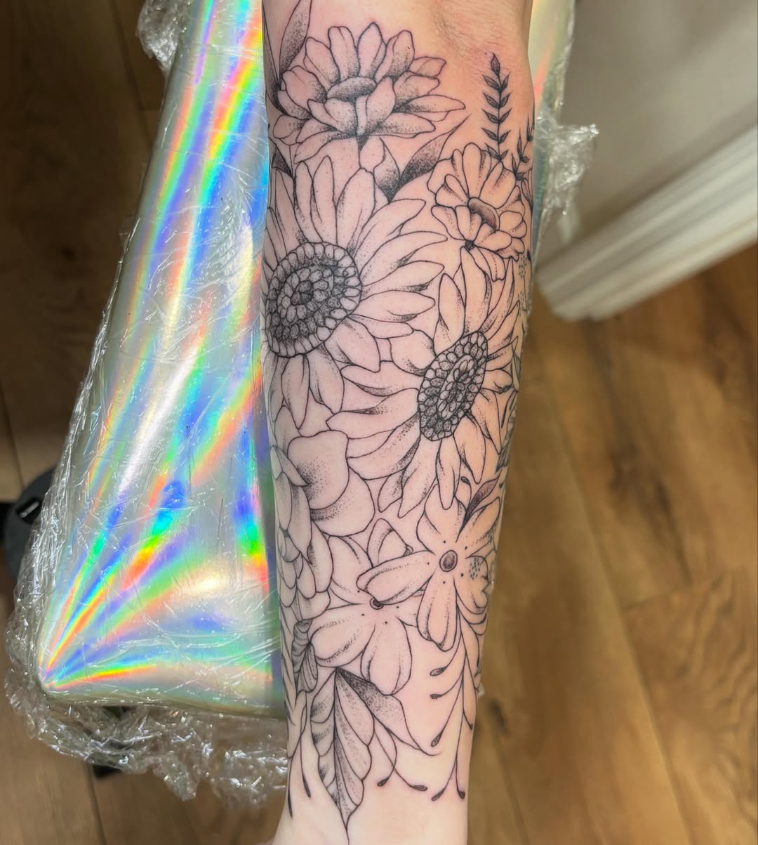 Tattoo by @athenaartistrytattoostudio — black_and_grey