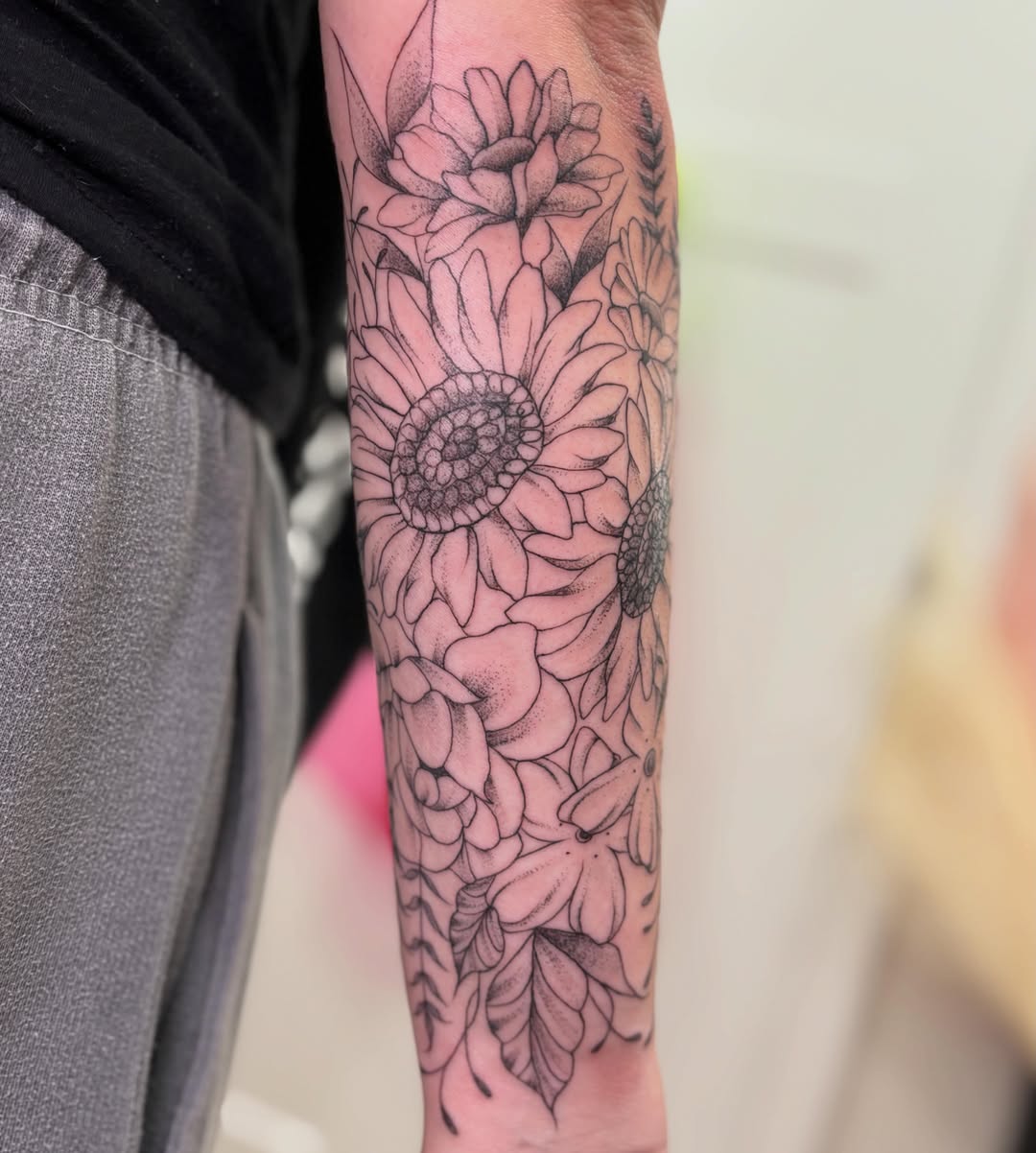 Tattoo by @athenaartistrytattoostudio — dotwork, black_and_grey