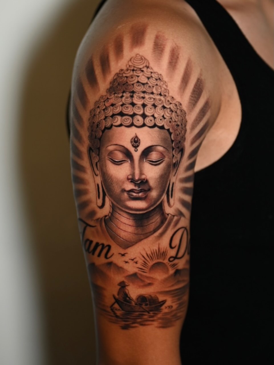 Tattoo by @tamnguyen1904 — realism, black_and_grey