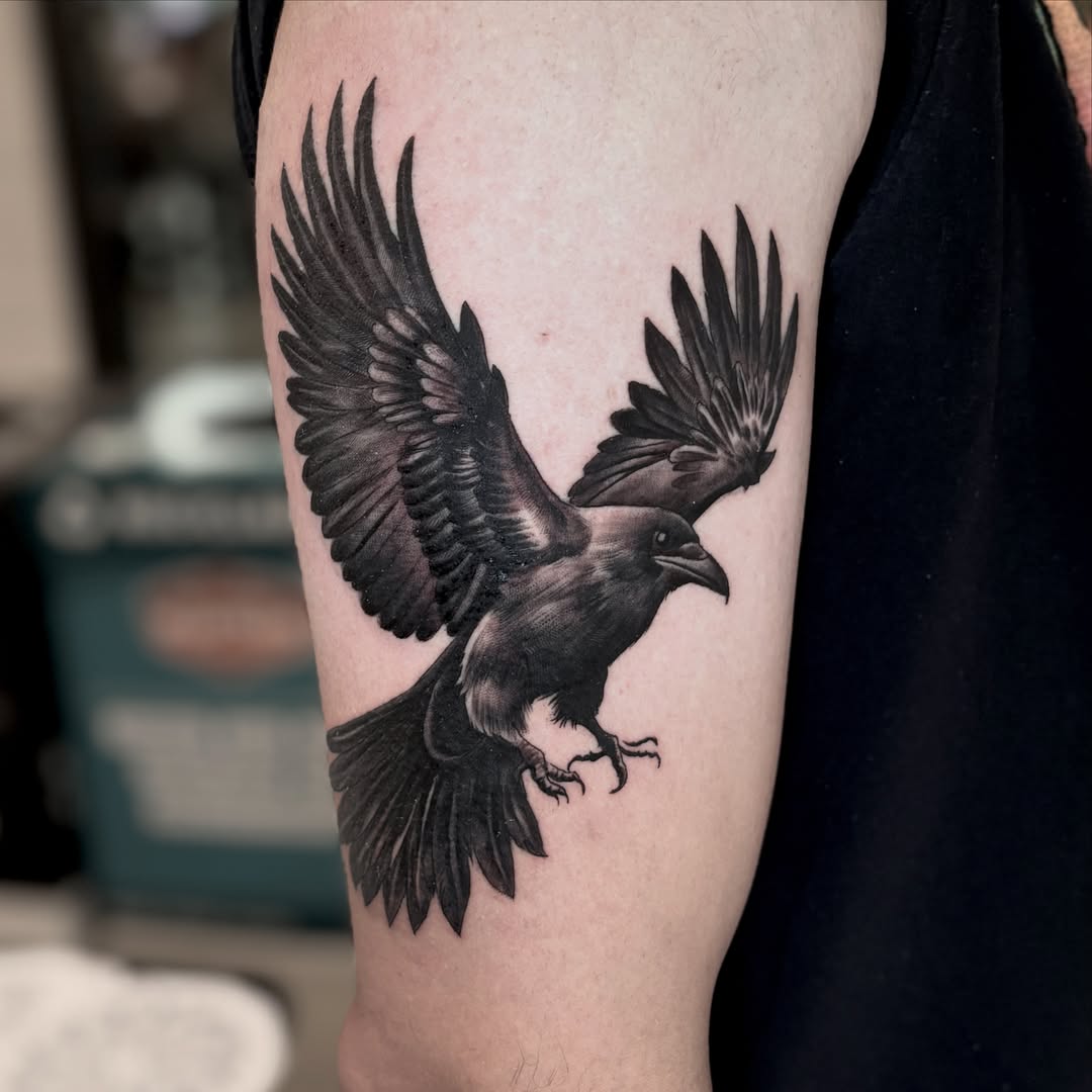 Tattoo by @tonyluceroart — realism, black_and_grey