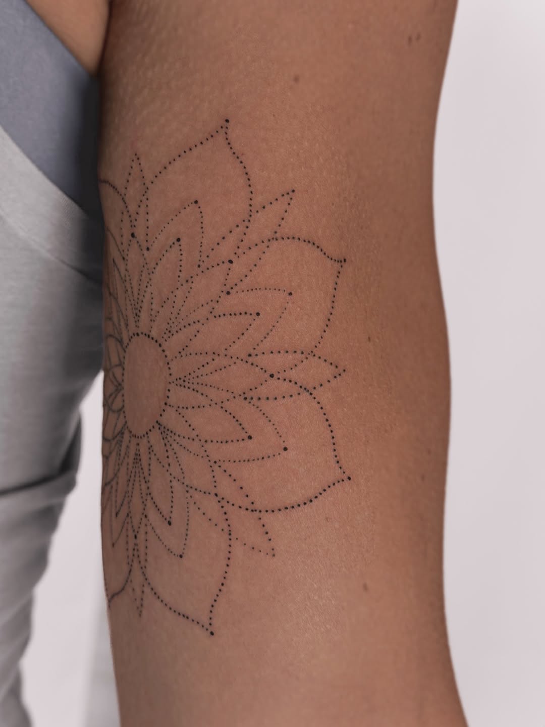 Tattoo by @expression_ink_ — dotwork, geometric