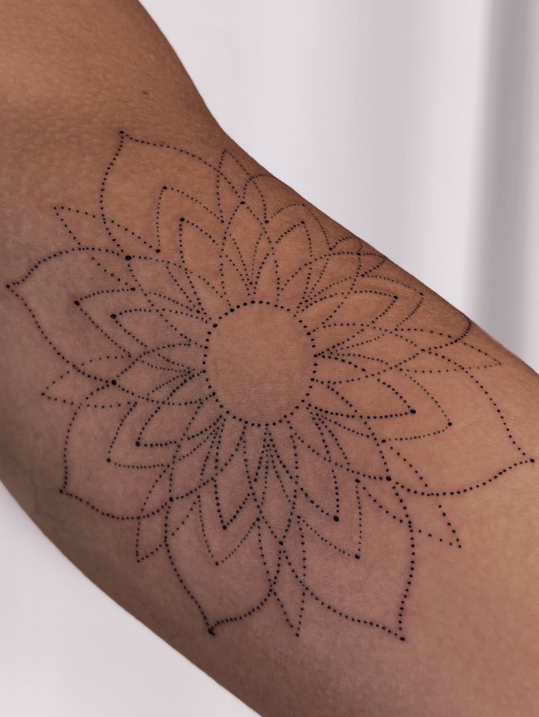 Tattoo by @expression_ink_ — dotwork, geometric