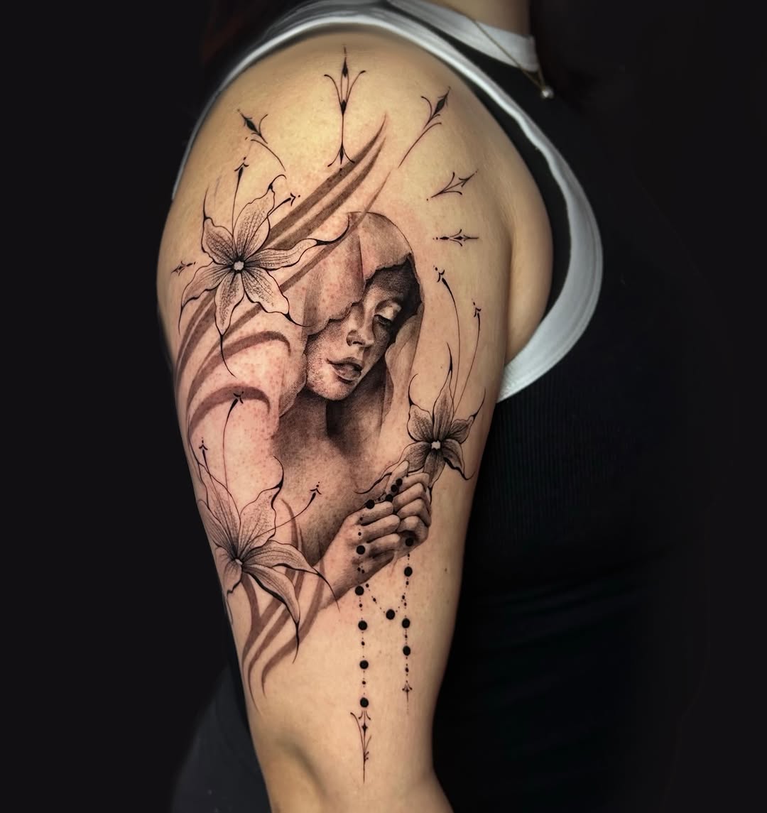 Tattoo by @xx_kipling_xx — realism, black_and_grey