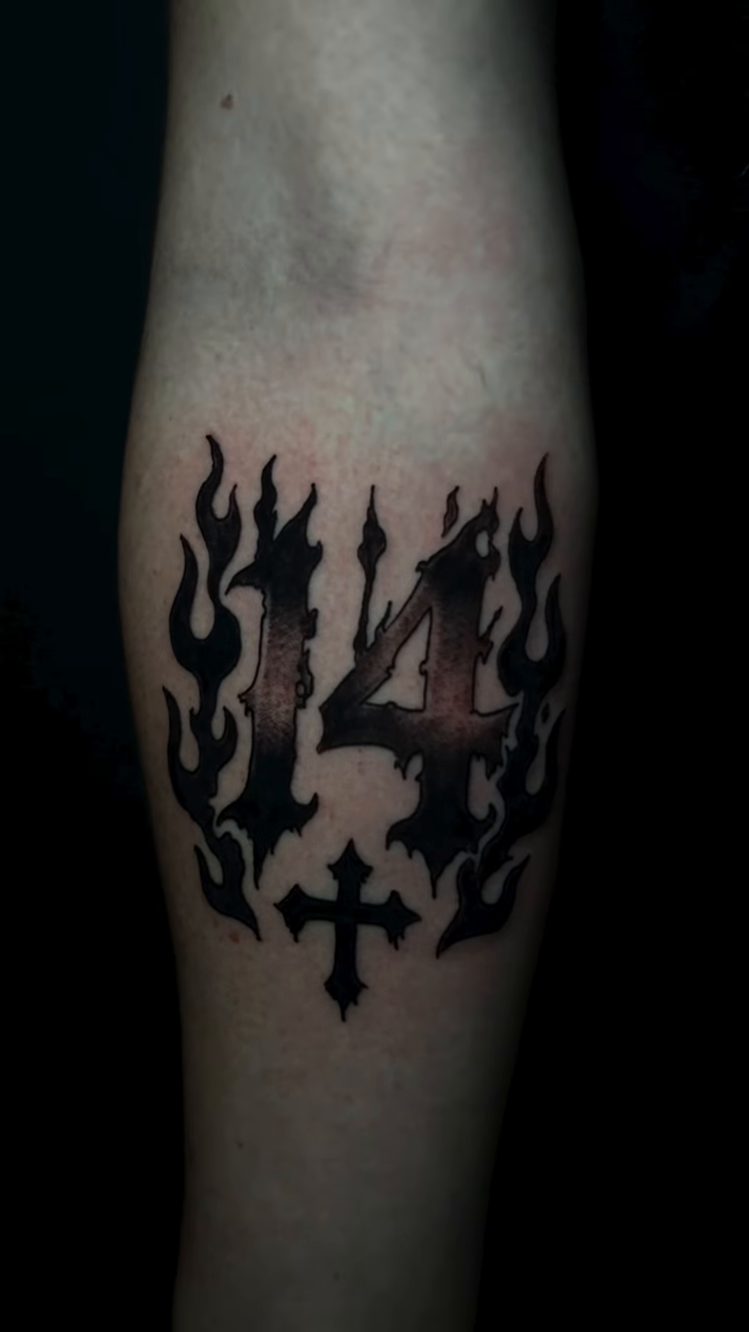 Tattoo by @arrieta.damian_tattoo — blackwork, lettering_script