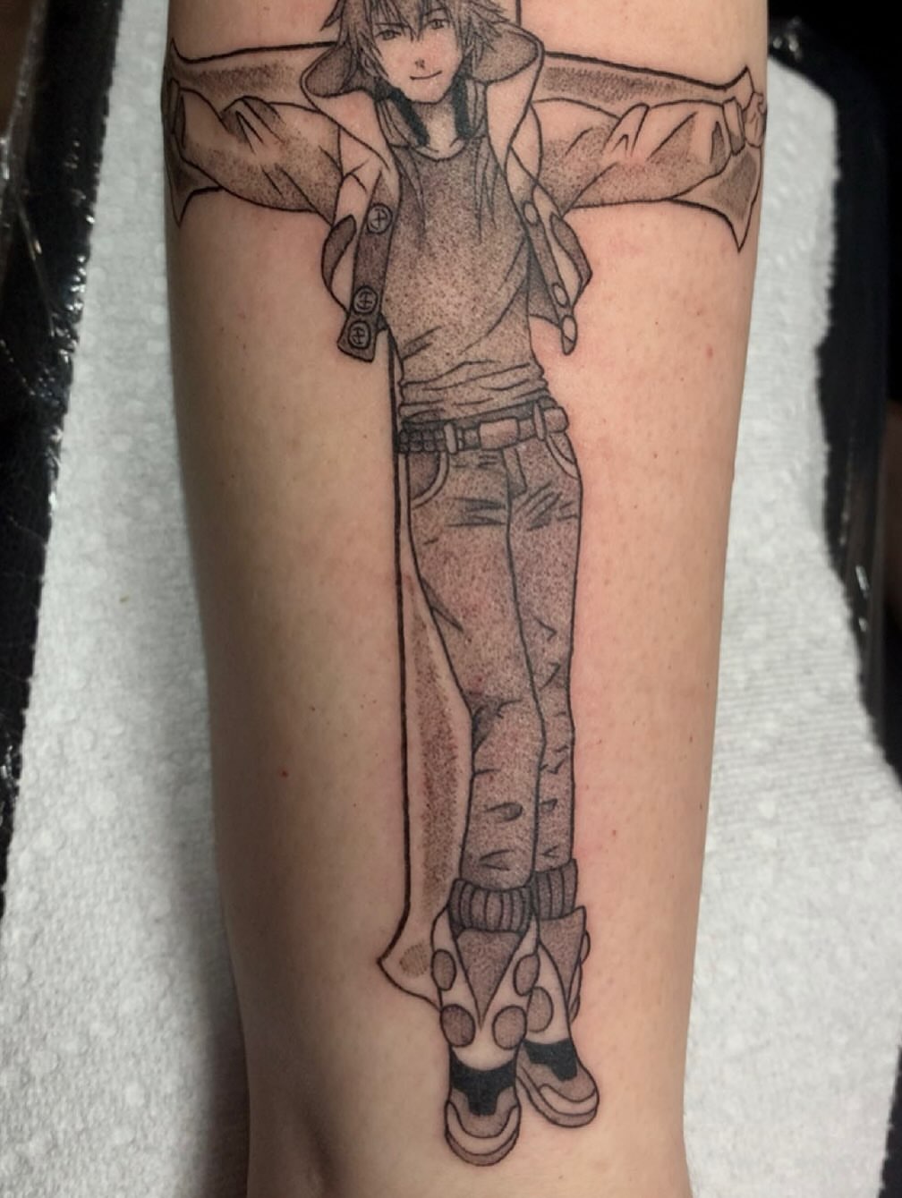 Tattoo by @maddiegtattoos — dotwork