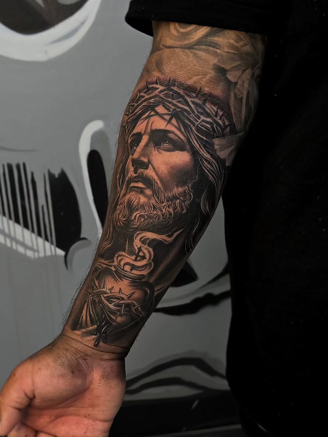 Tattoo by @mager_tattoos — realism, black_and_grey