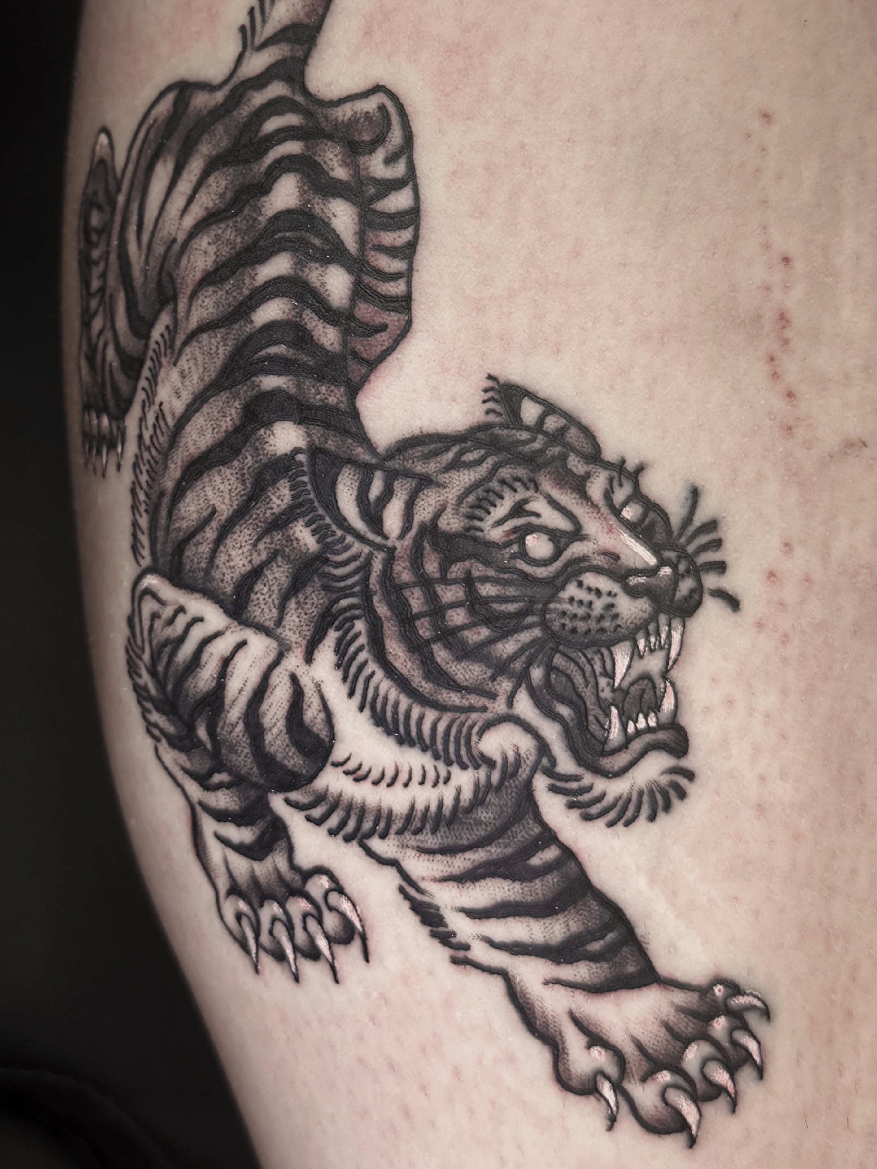 Tattoo by @tattoosbybrooks — black_and_grey