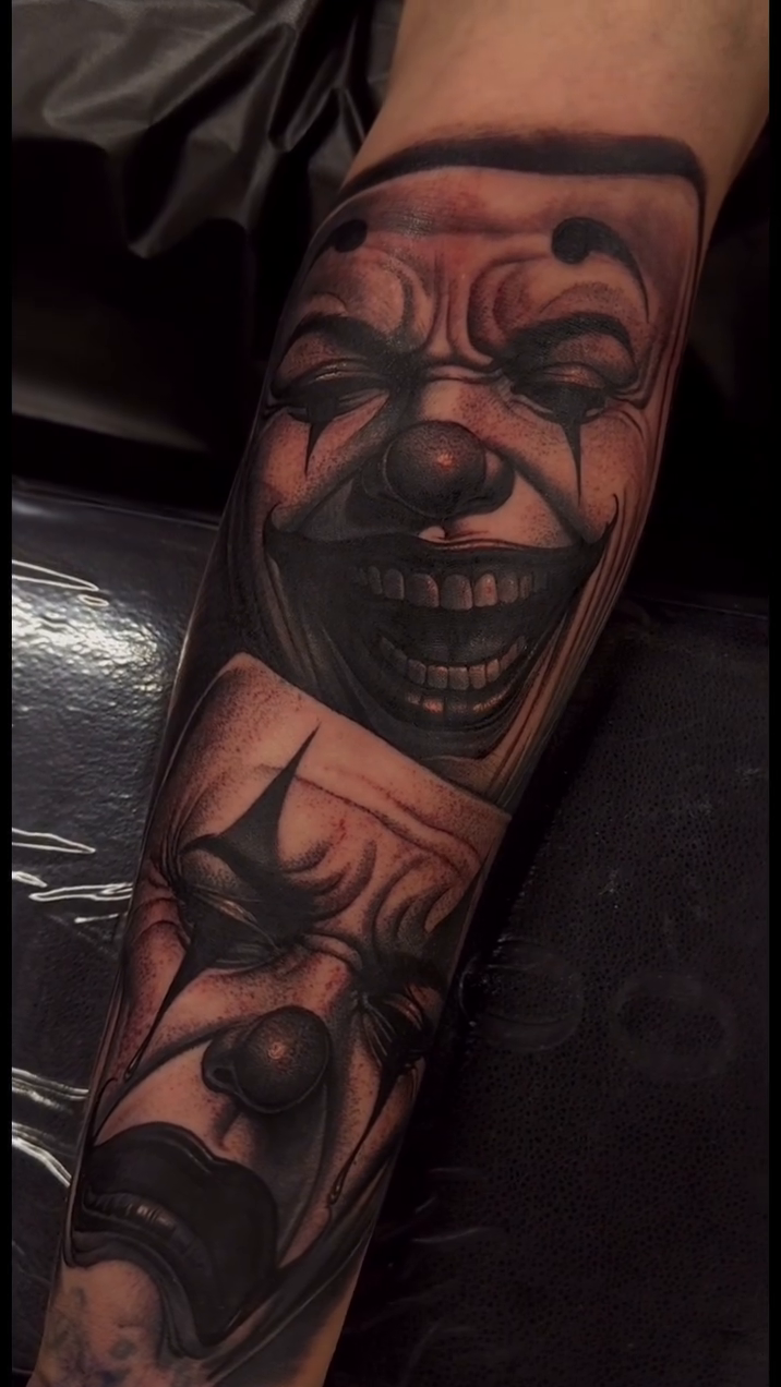 Realism tattoo on the forearm by Dillinger, Ventura, California