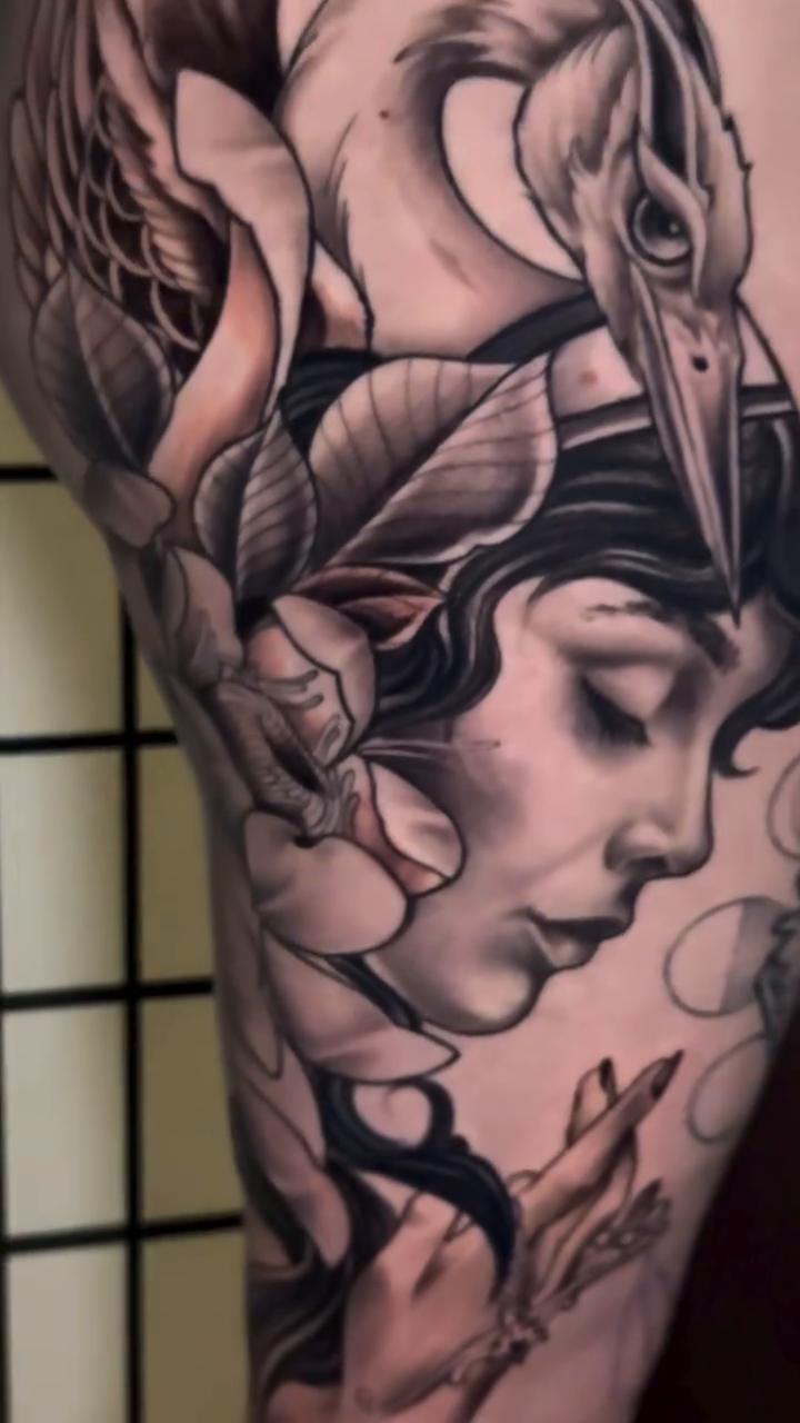 Tattoo by @dannysan14 — realism, black_and_grey