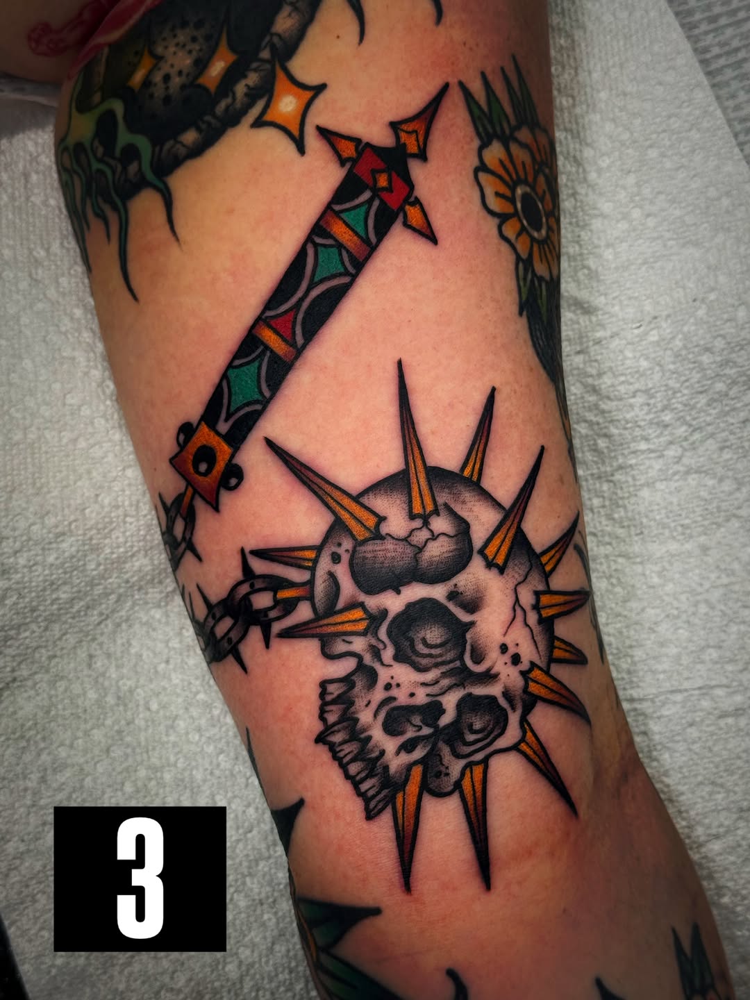 Tattoo by @mikey_ratt — american_traditional, black_and_grey