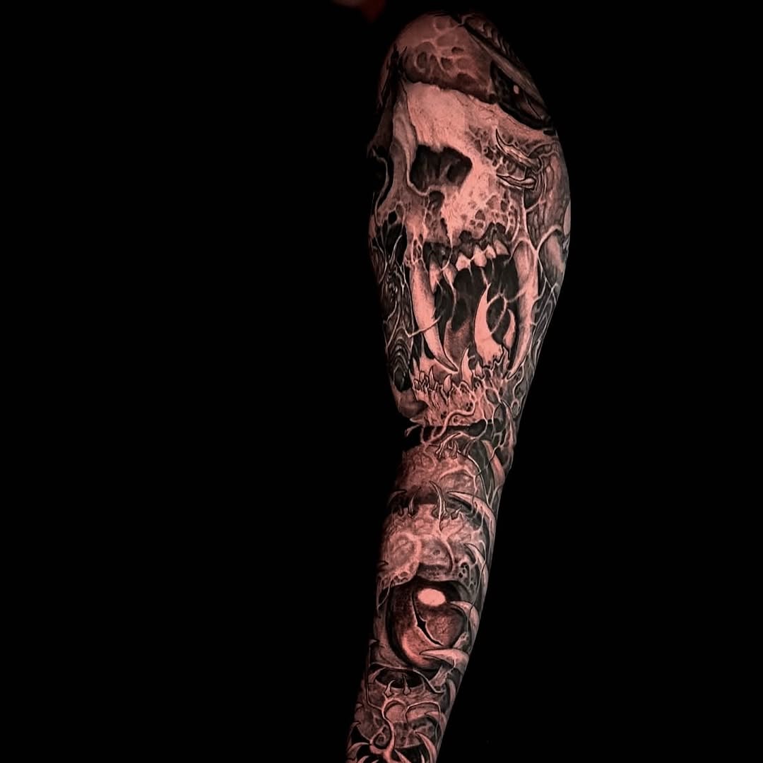 Tattoo by @99_blk — realism, dark_realism