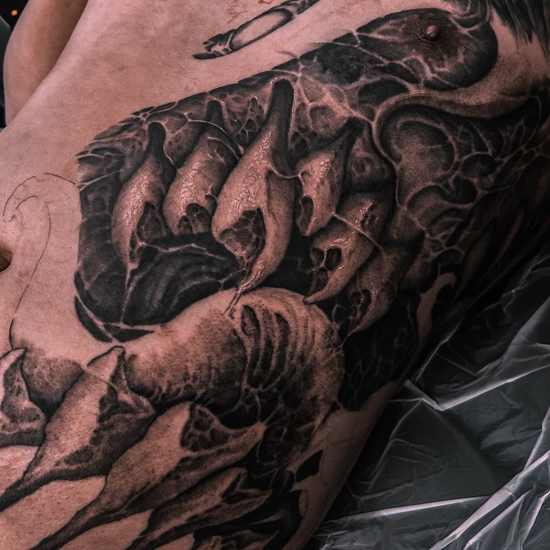 Tattoo by @99_blk — realism, dark_realism