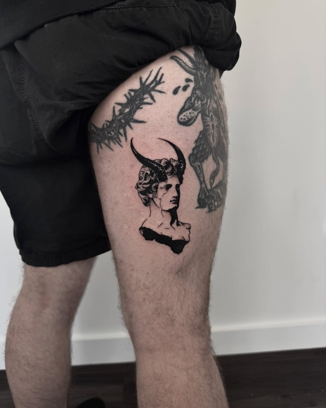 Tattoo by @vamos_tat — black_and_grey