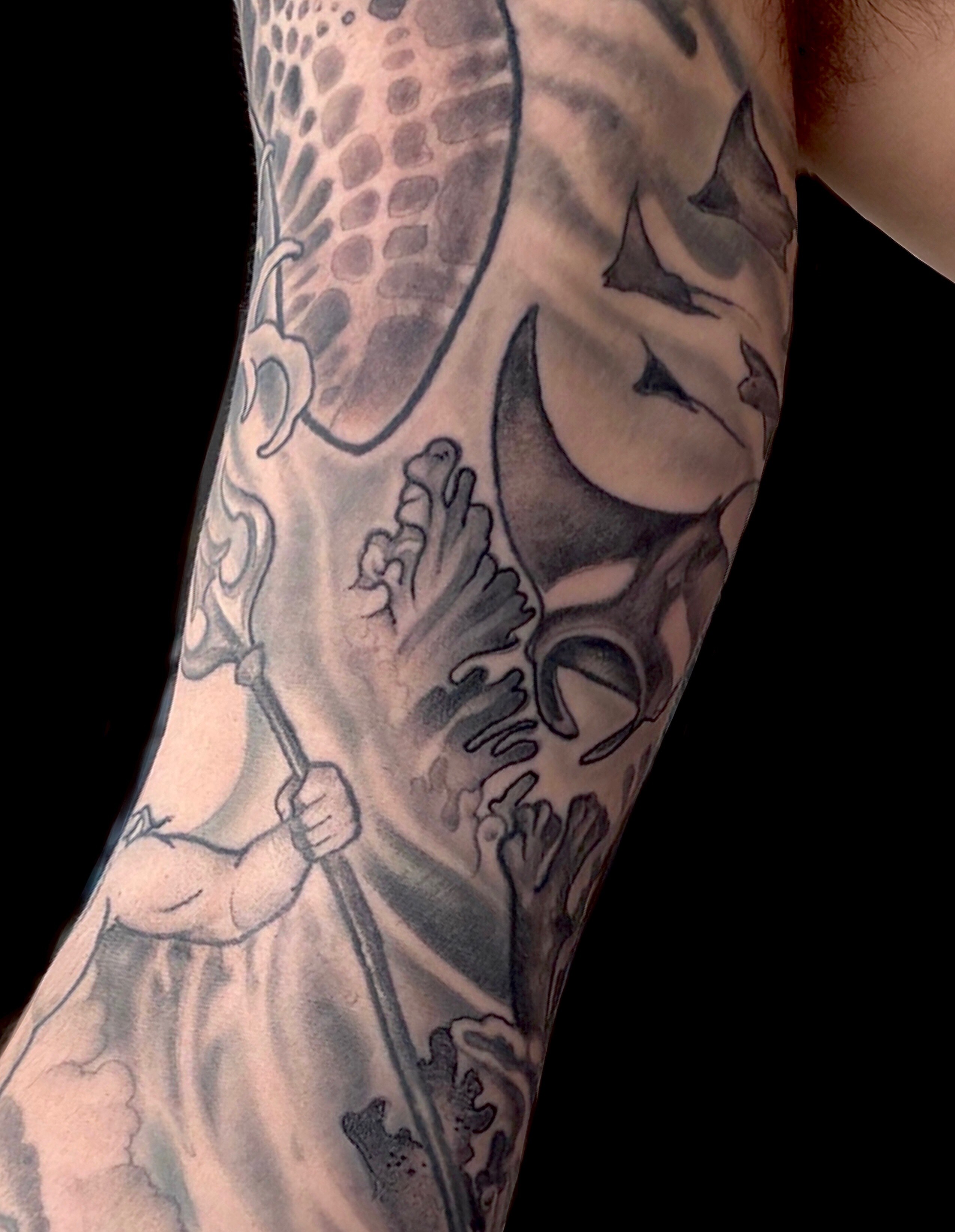 Tattoo by @tattoocoupdetat — black_and_grey
