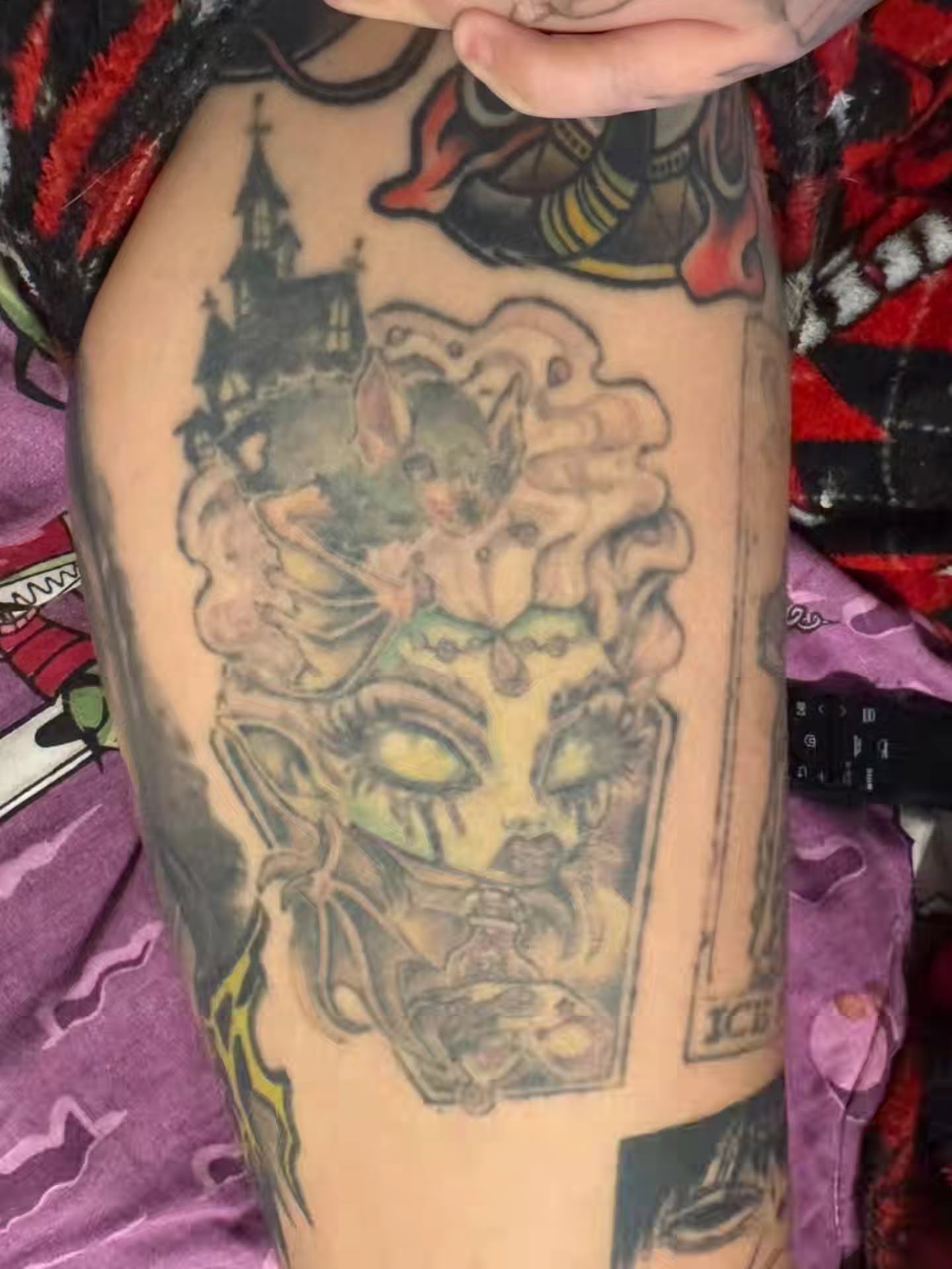 Tattoo by @melissadoestattoos — american_traditional, dark_realism