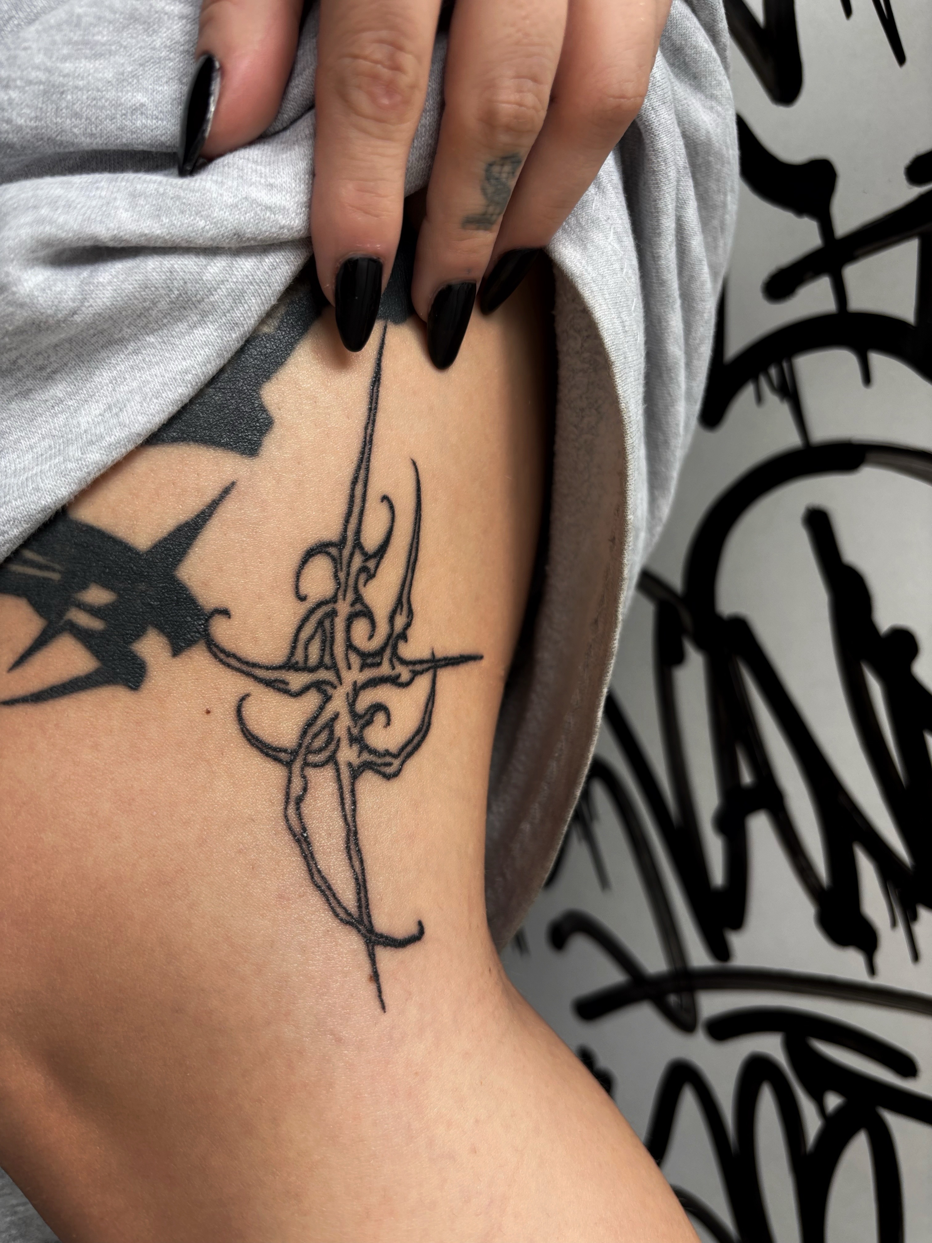 Tattoo by @skam_tattoo — black_and_grey