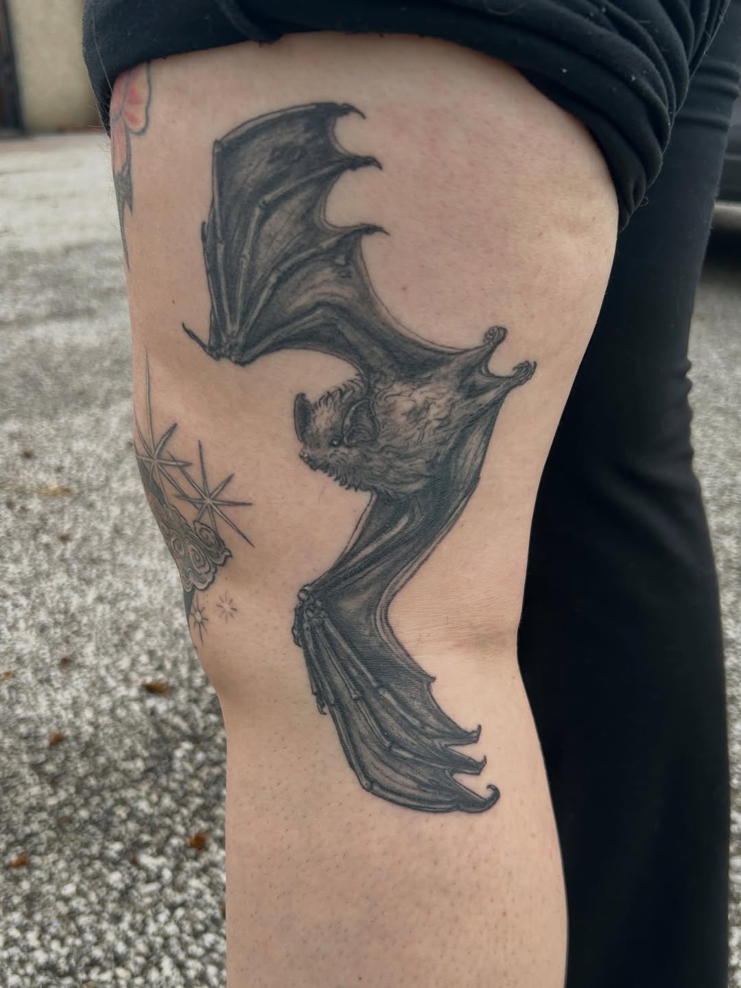 Tattoo by @bhendrixart — realism, black_and_grey