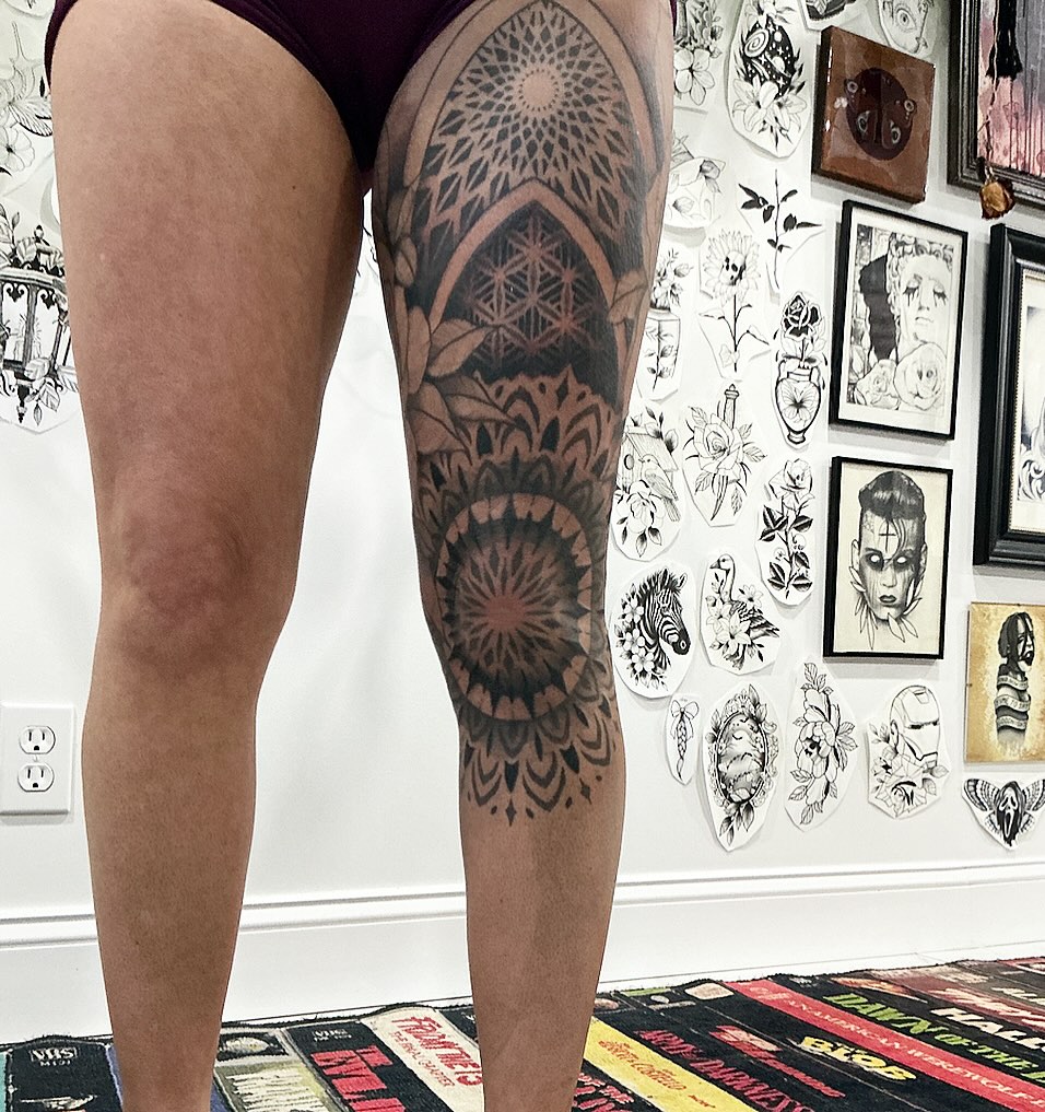 Tattoo by @darkartist82 — geometric, ornamental