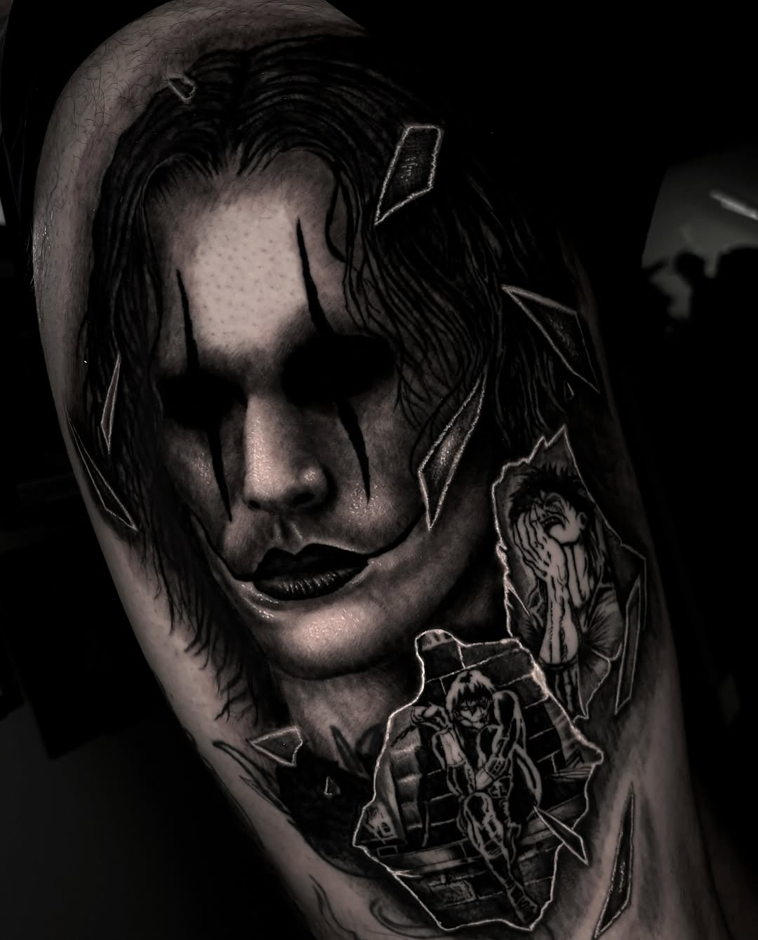 Tattoo by @trevtheimpaler — dark_realism, black_and_grey